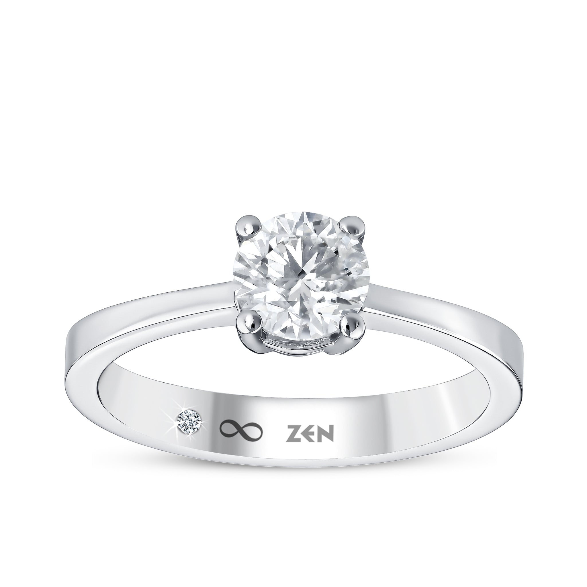 Diamond Solitaire Engagement Ring
