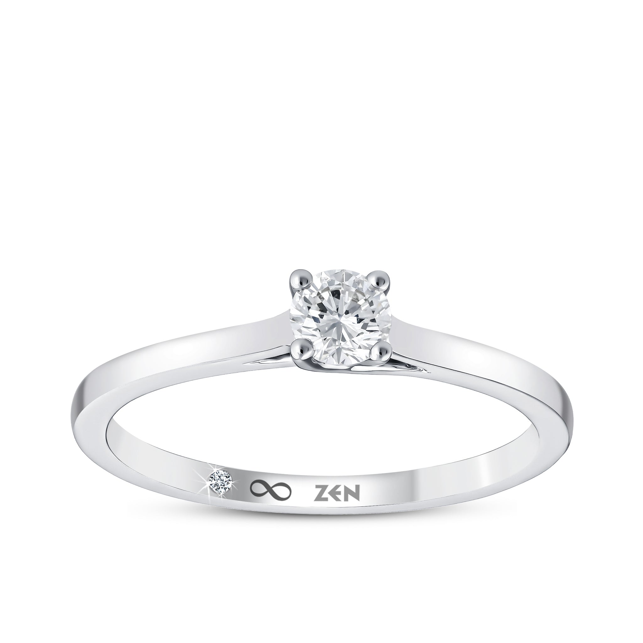 Diamond Solitaire Engagement Ring