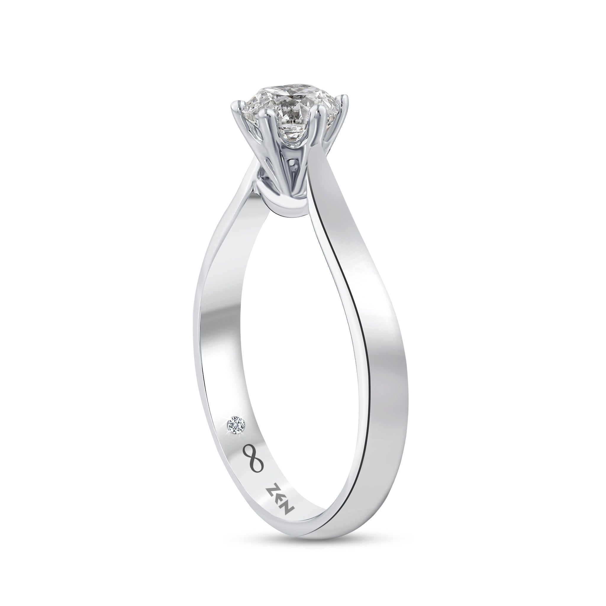 Diamond Solitaire Engagement Ring