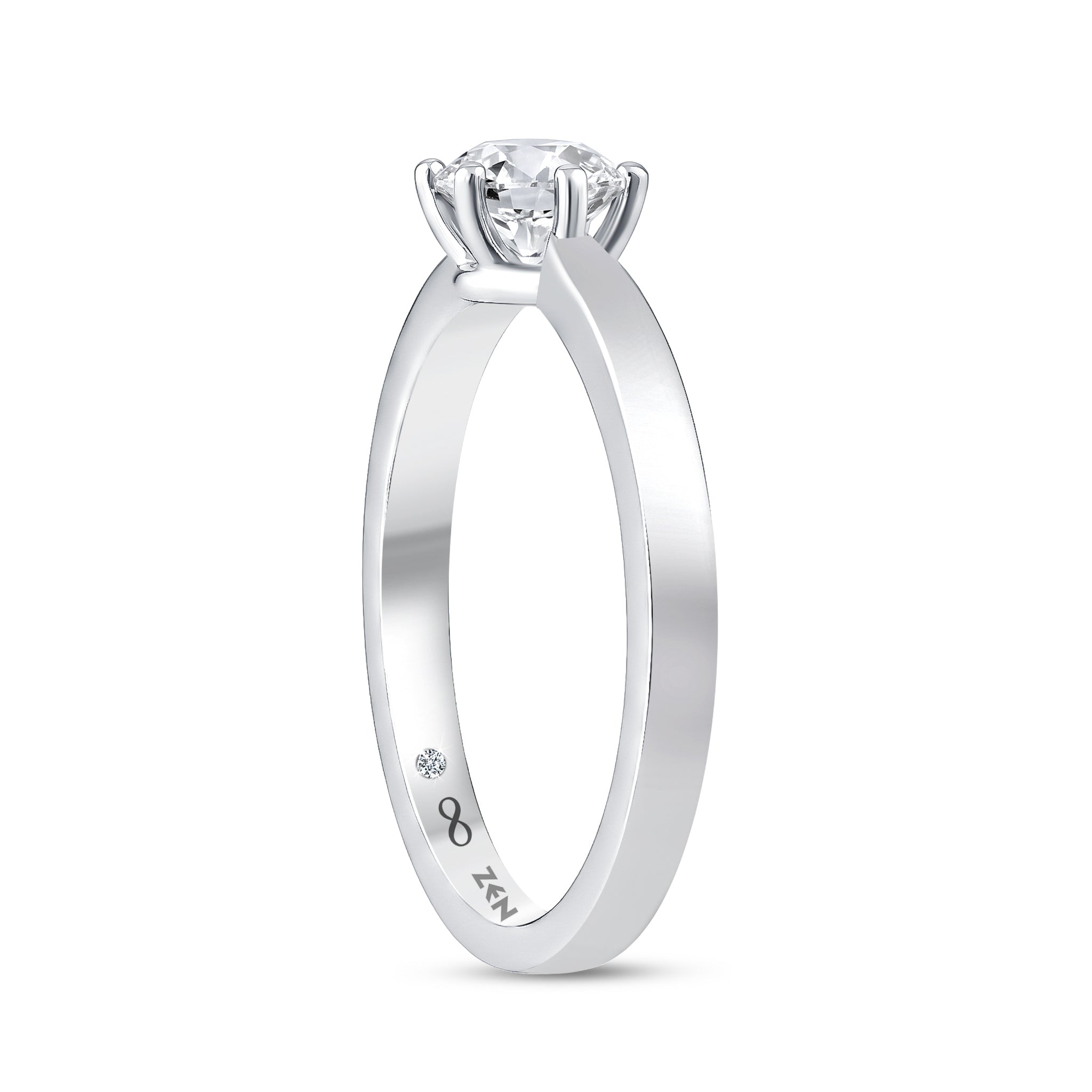Diamond Solitaire Engagement Ring