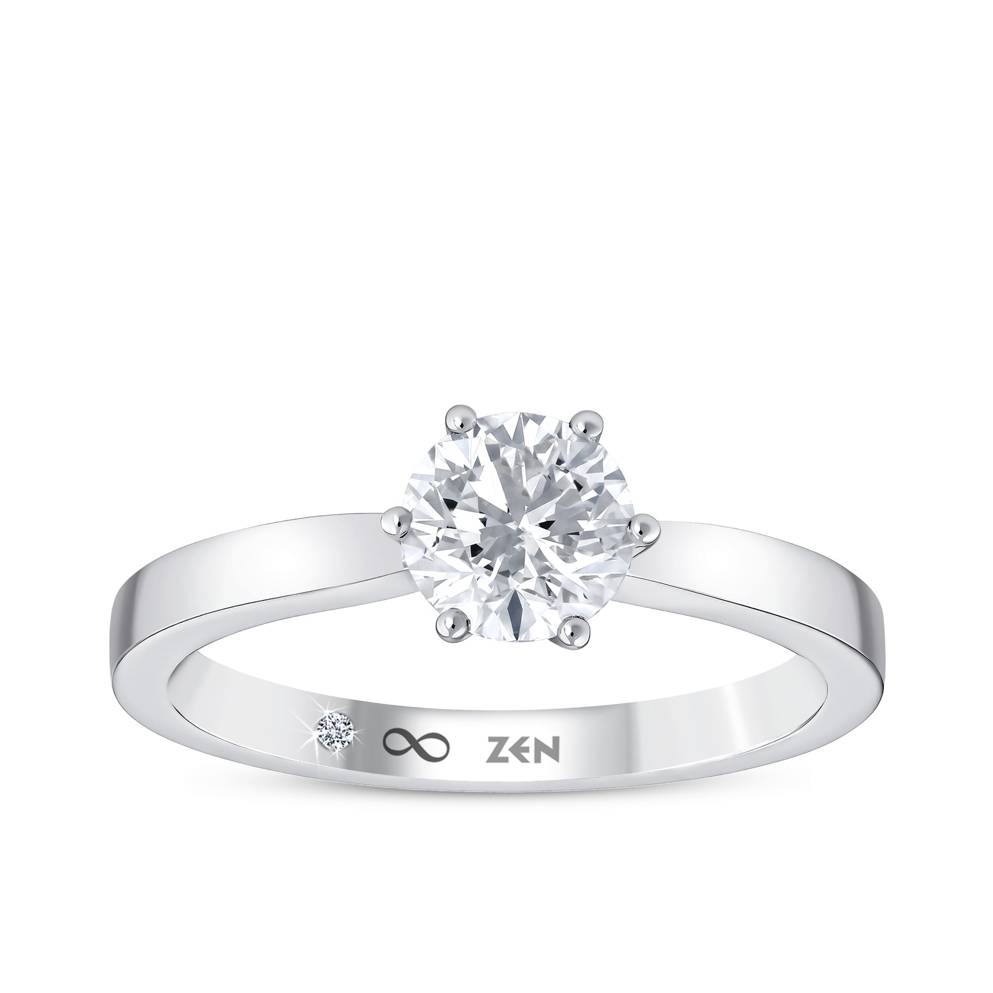 Diamond Solitaire Engagement Ring