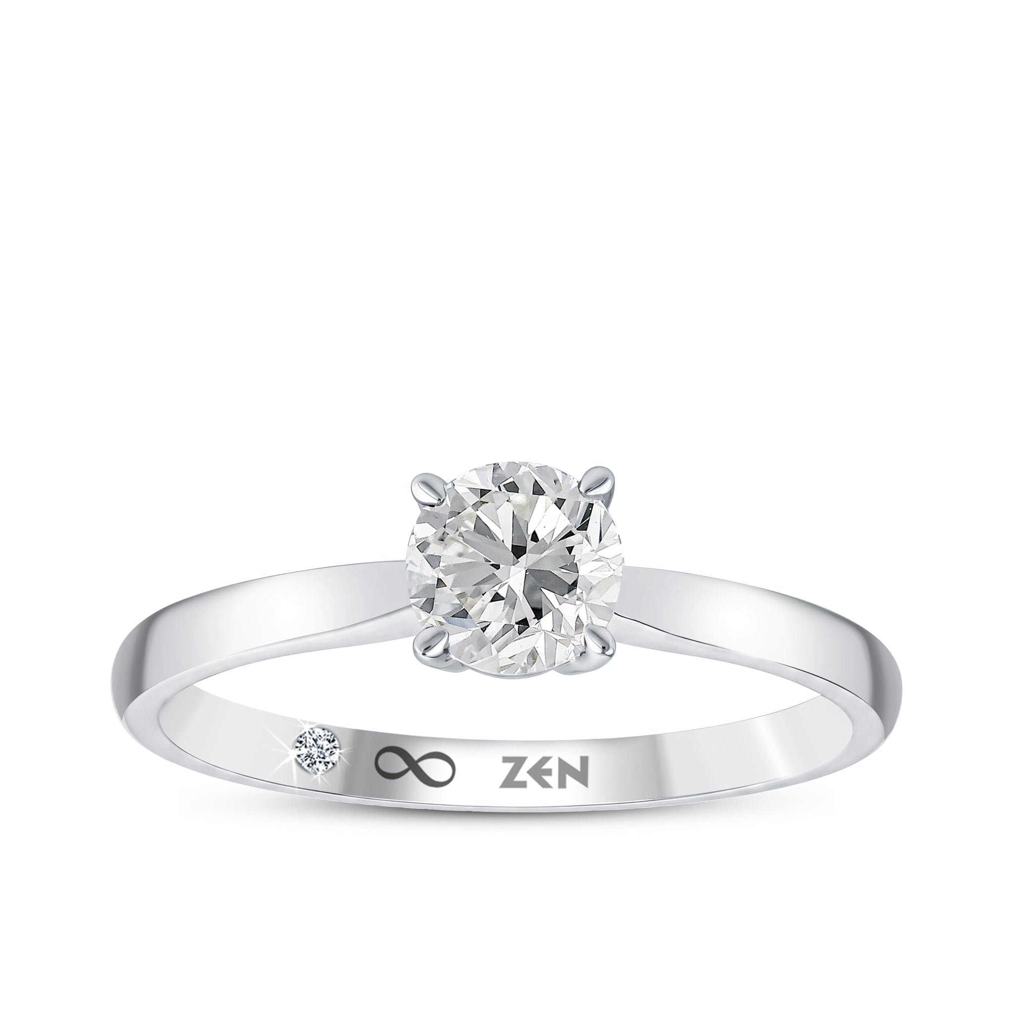 Diamond Solitaire Engagement Ring