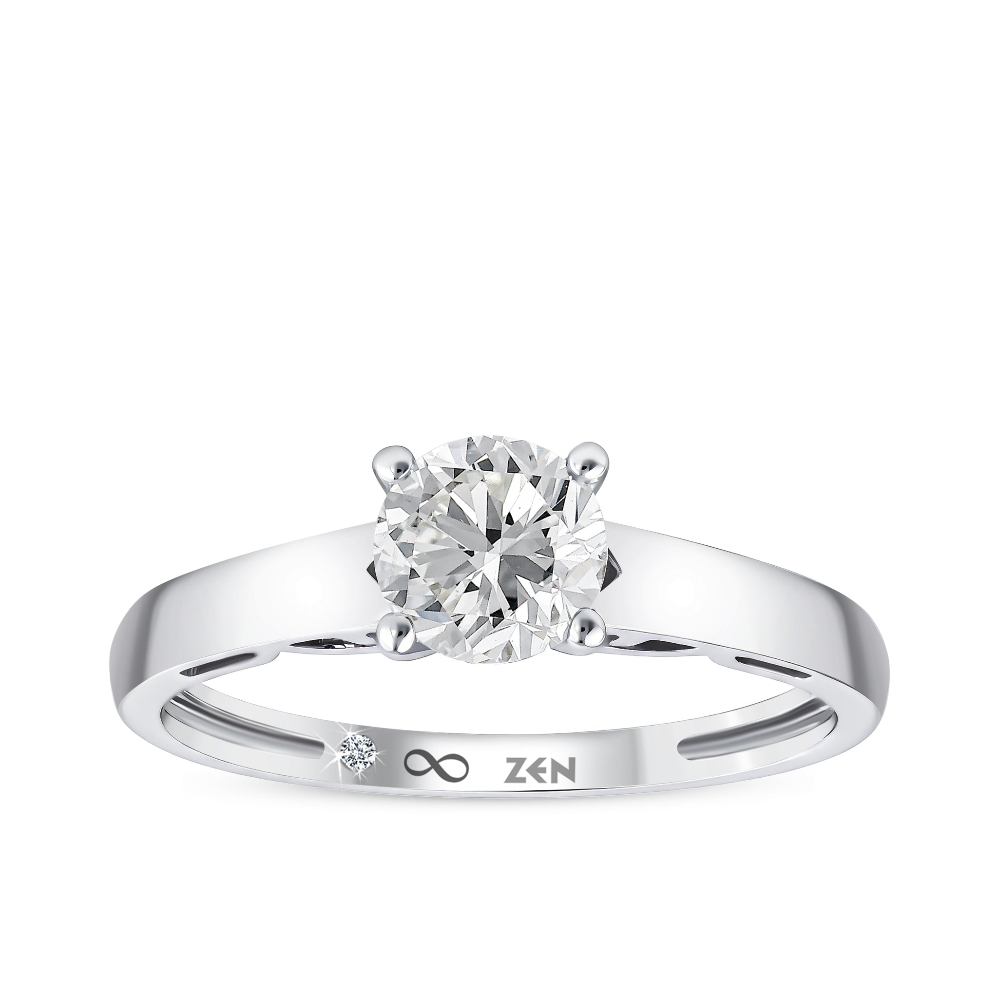 Diamond Solitaire Engagement Ring