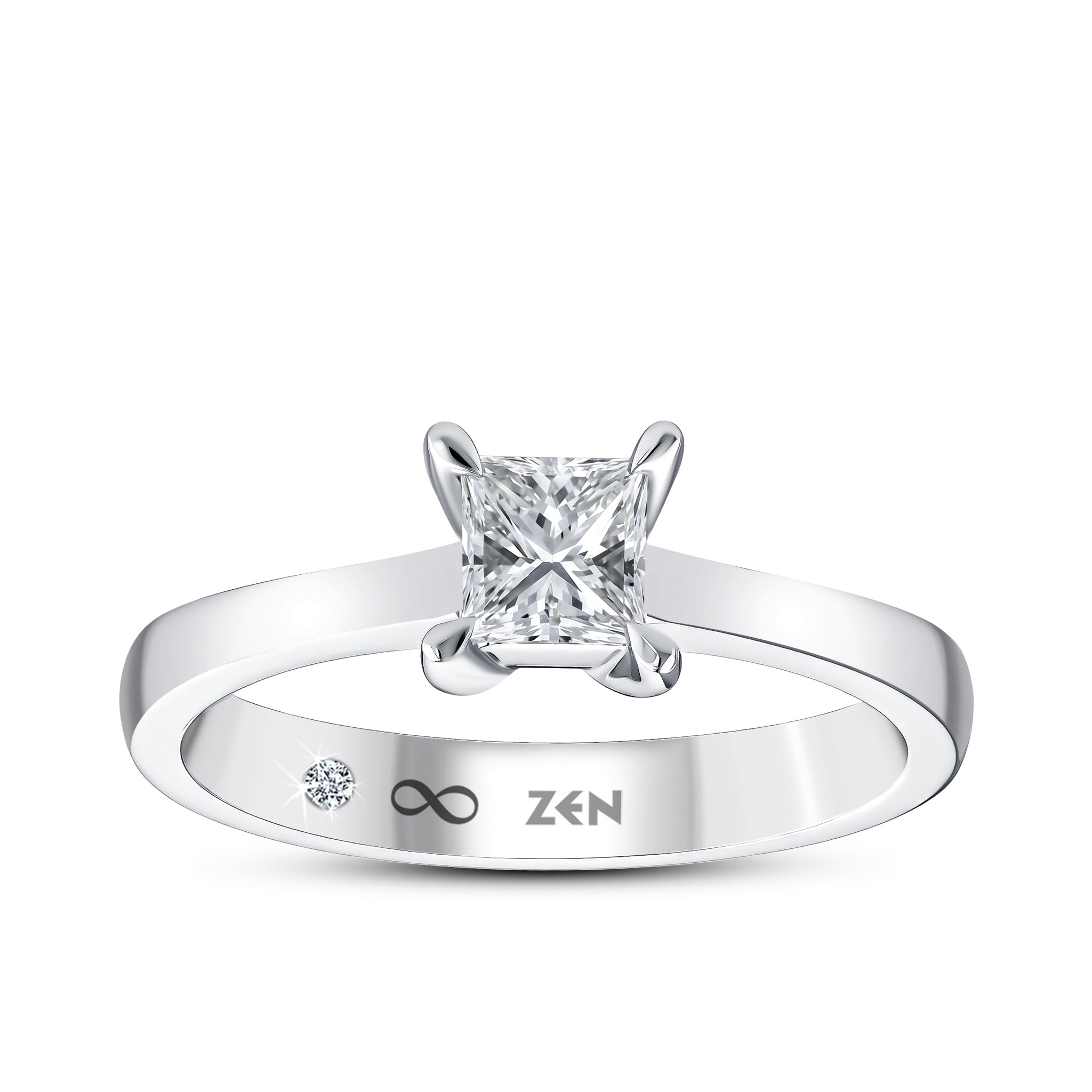 Diamond Solitaire Engagement Ring