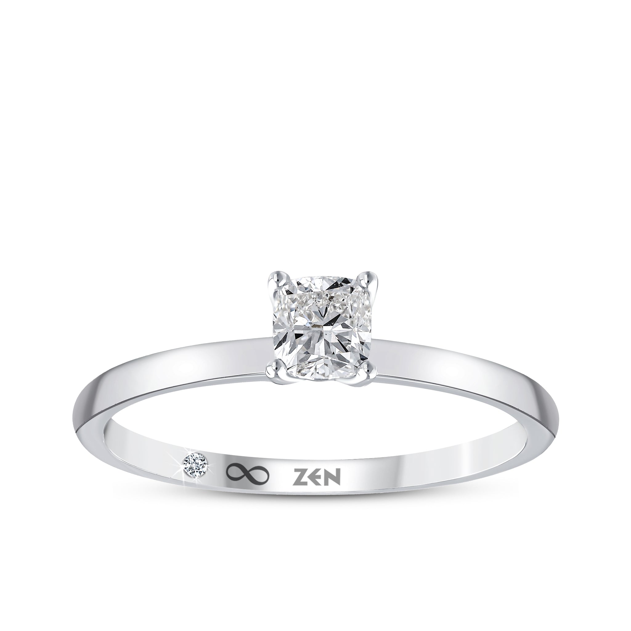 Solitaire Diamond Engagement Ring