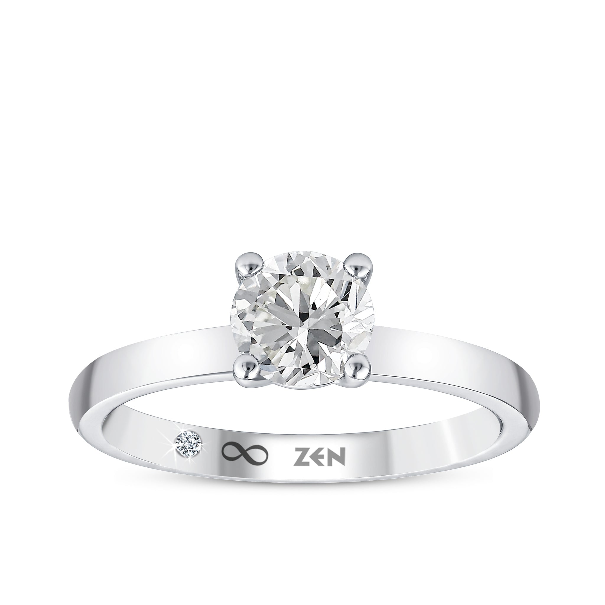 Diamond Solitaire Engagement Ring