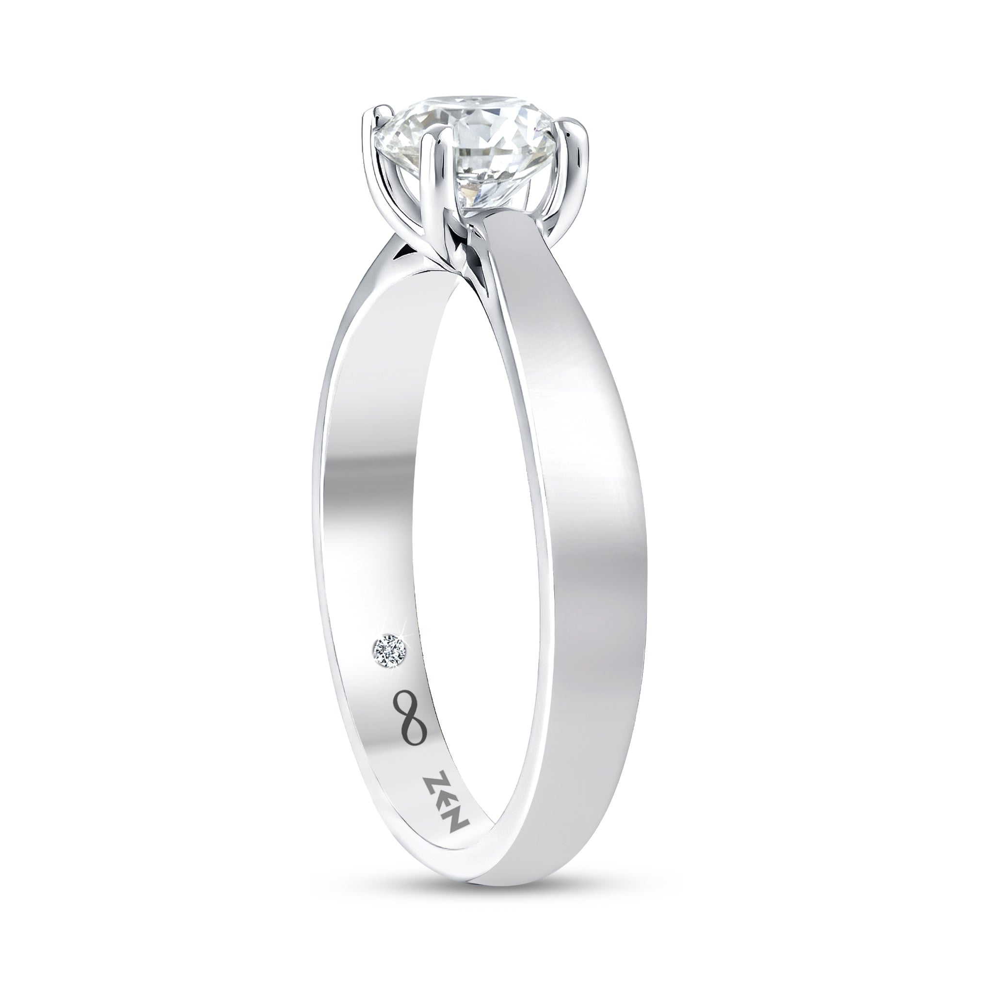 Diamond Solitaire Engagement Ring