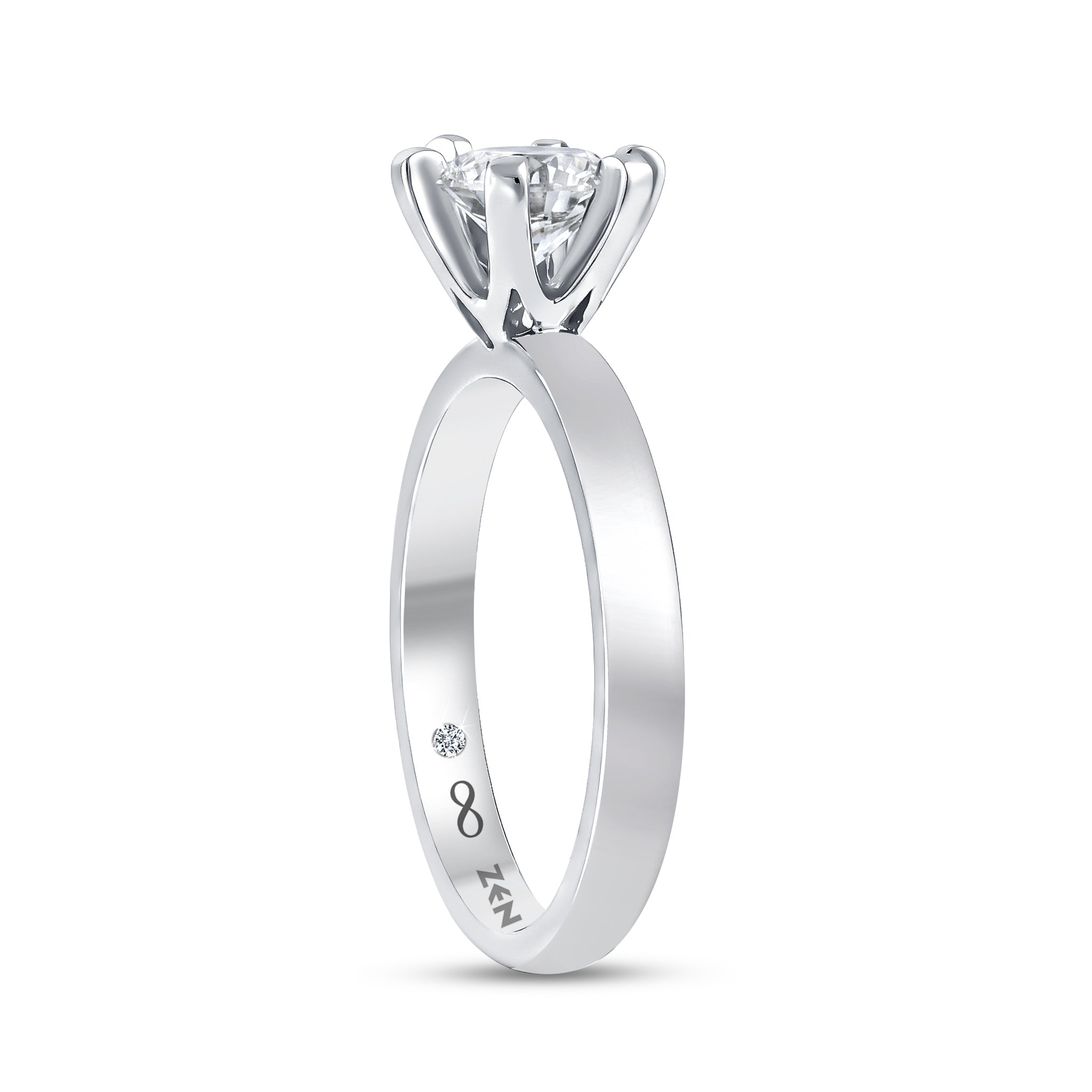 Diamond Solitaire Engagement Ring