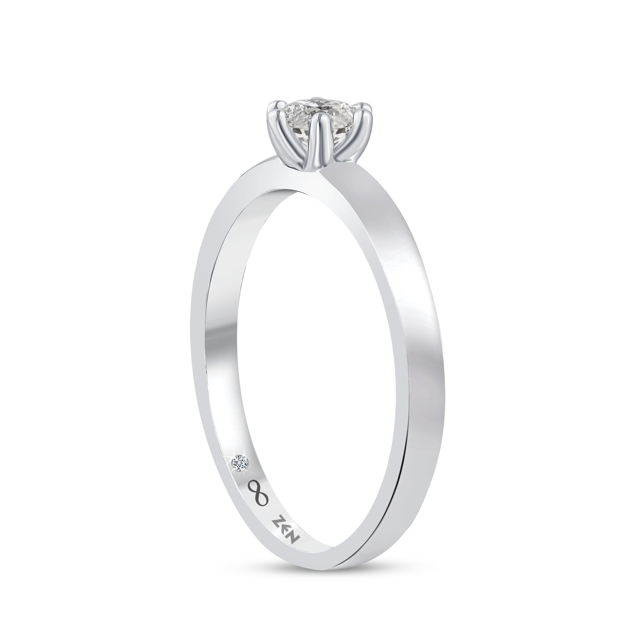 Diamond Solitaire Engagement Ring