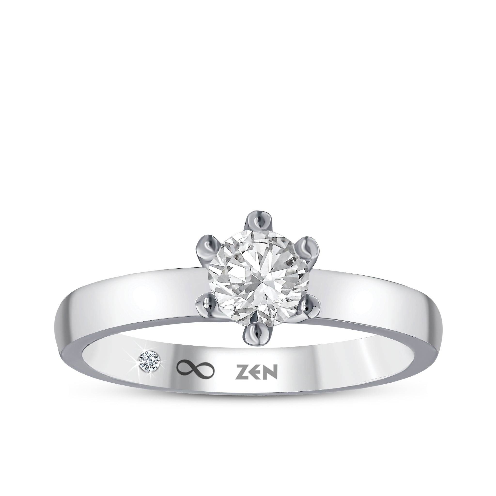 Diamond Solitaire Engagement Ring