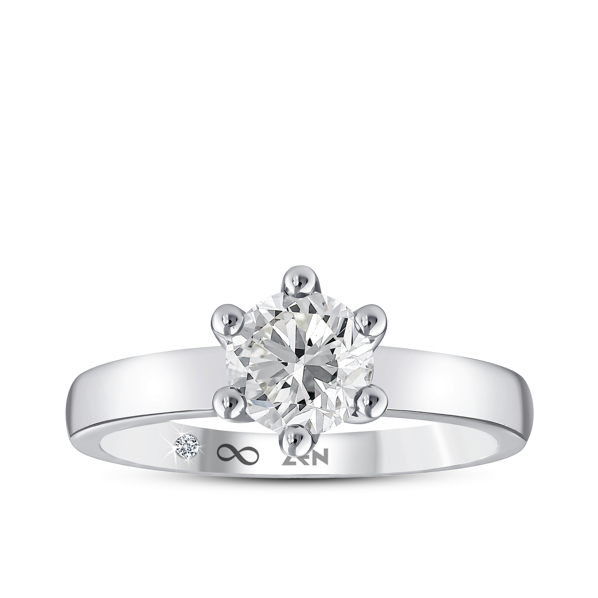 Diamond Solitaire Engagement Ring