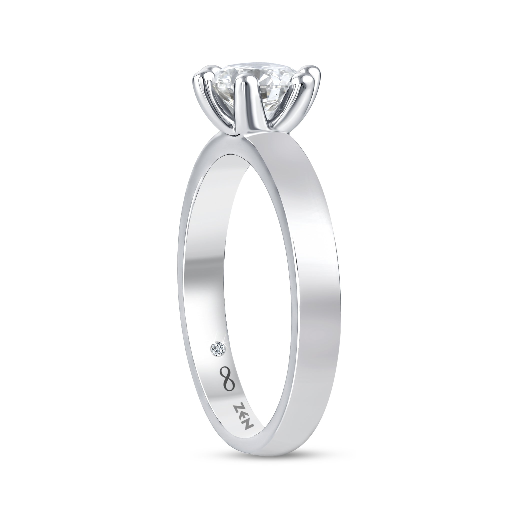 Diamond Solitaire Engagement Ring