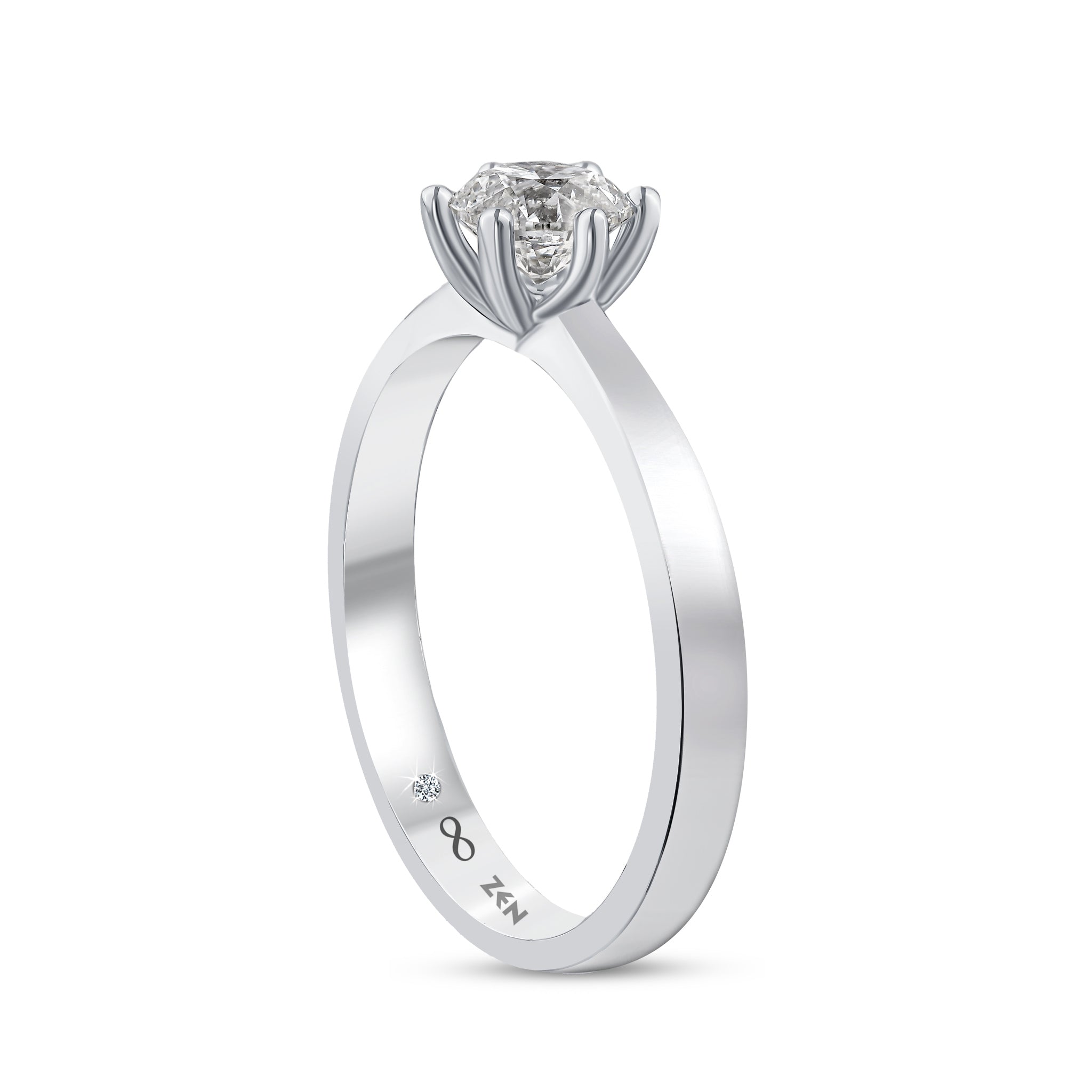 Diamond Solitaire Engagement Ring