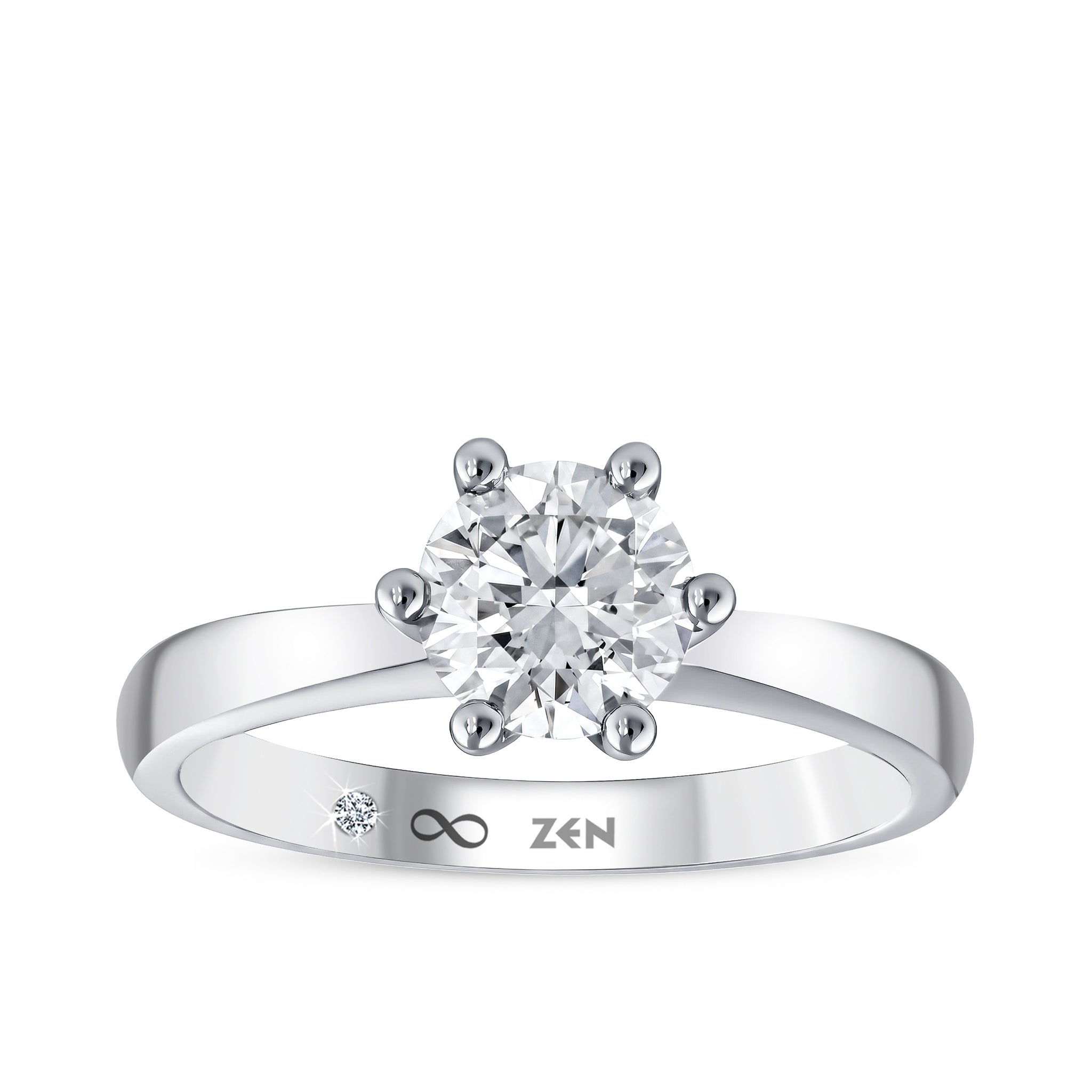 Diamond Solitaire Engagement Ring