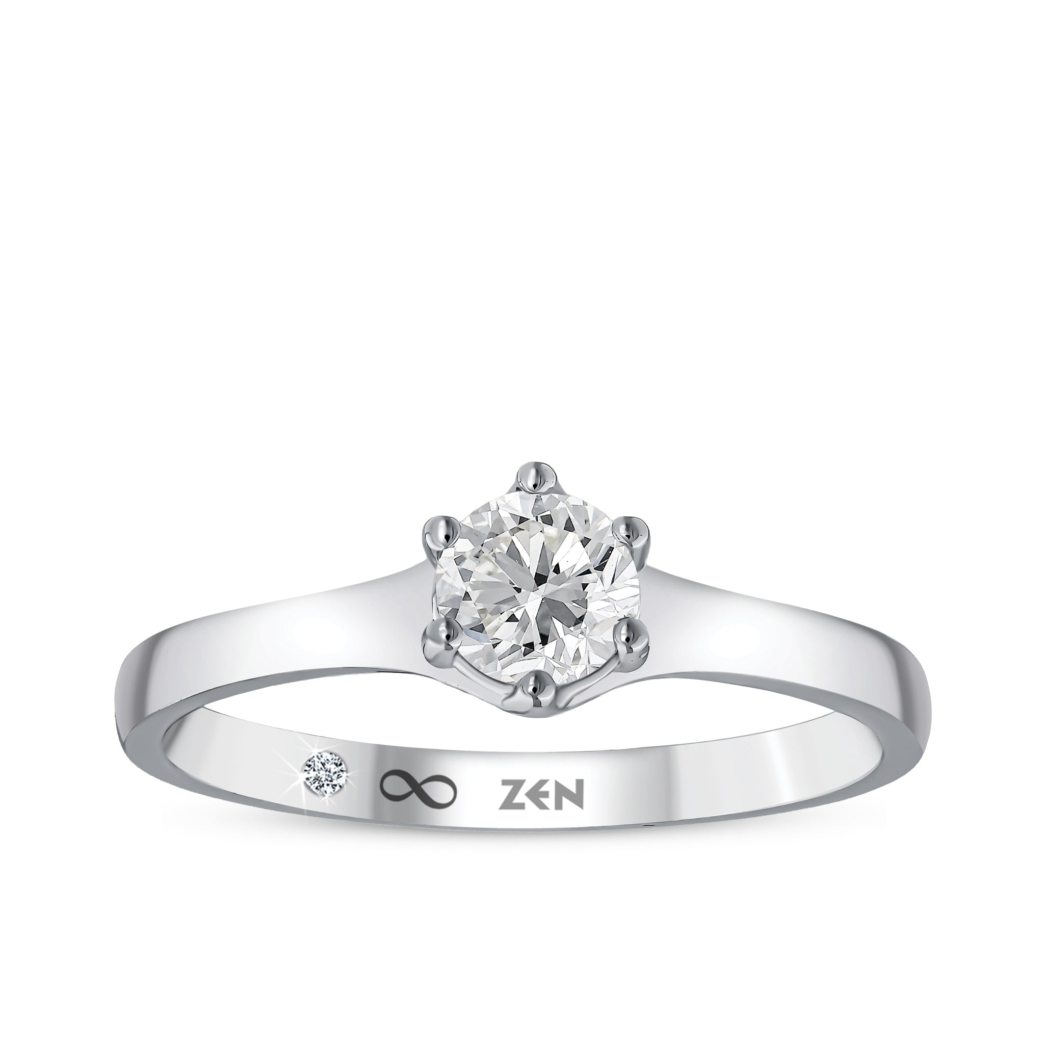 Diamond Solitaire Engagement Ring