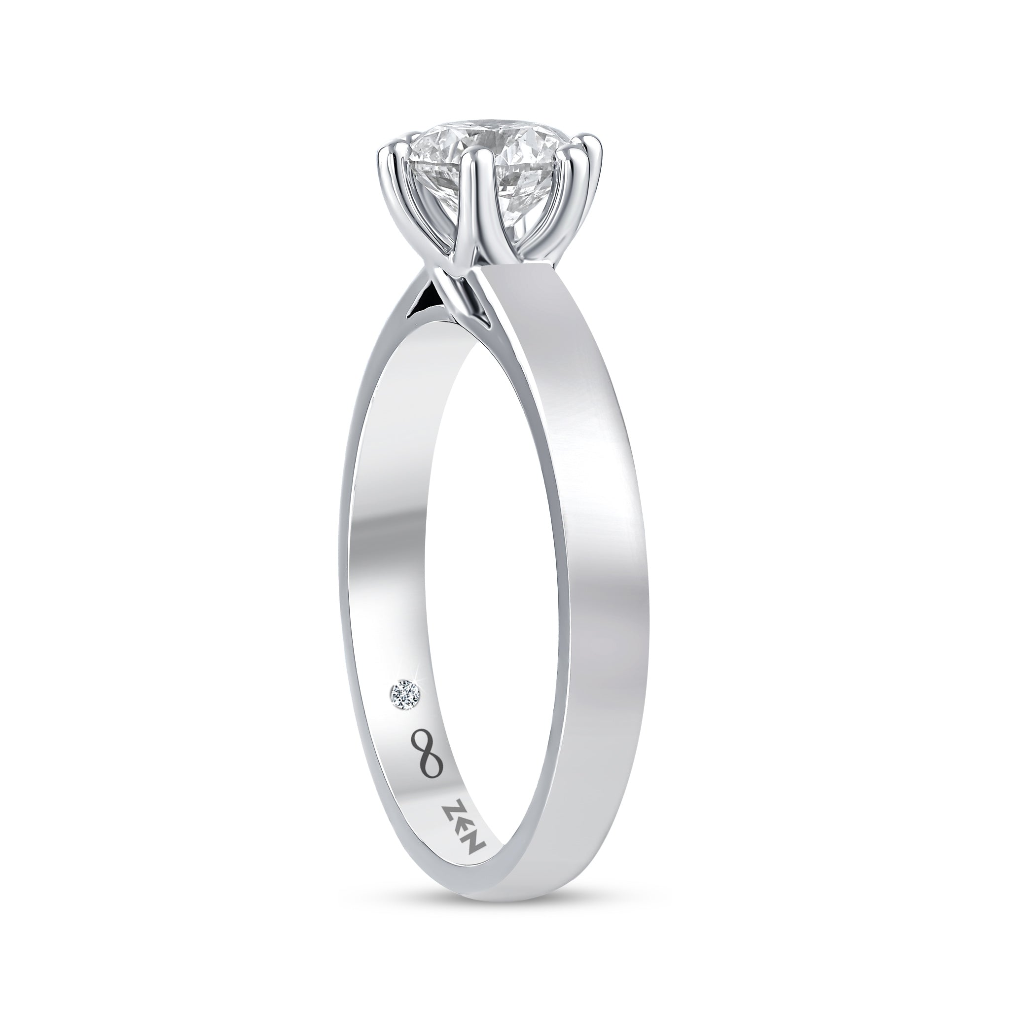 Diamond Solitaire Engagement Ring