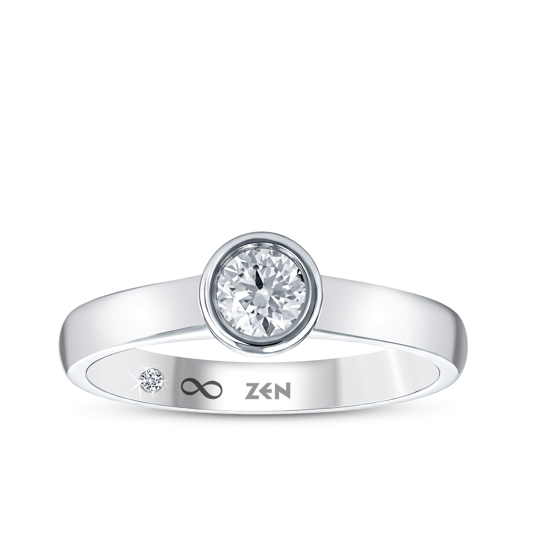 Solitaire Diamond Engagement Ring