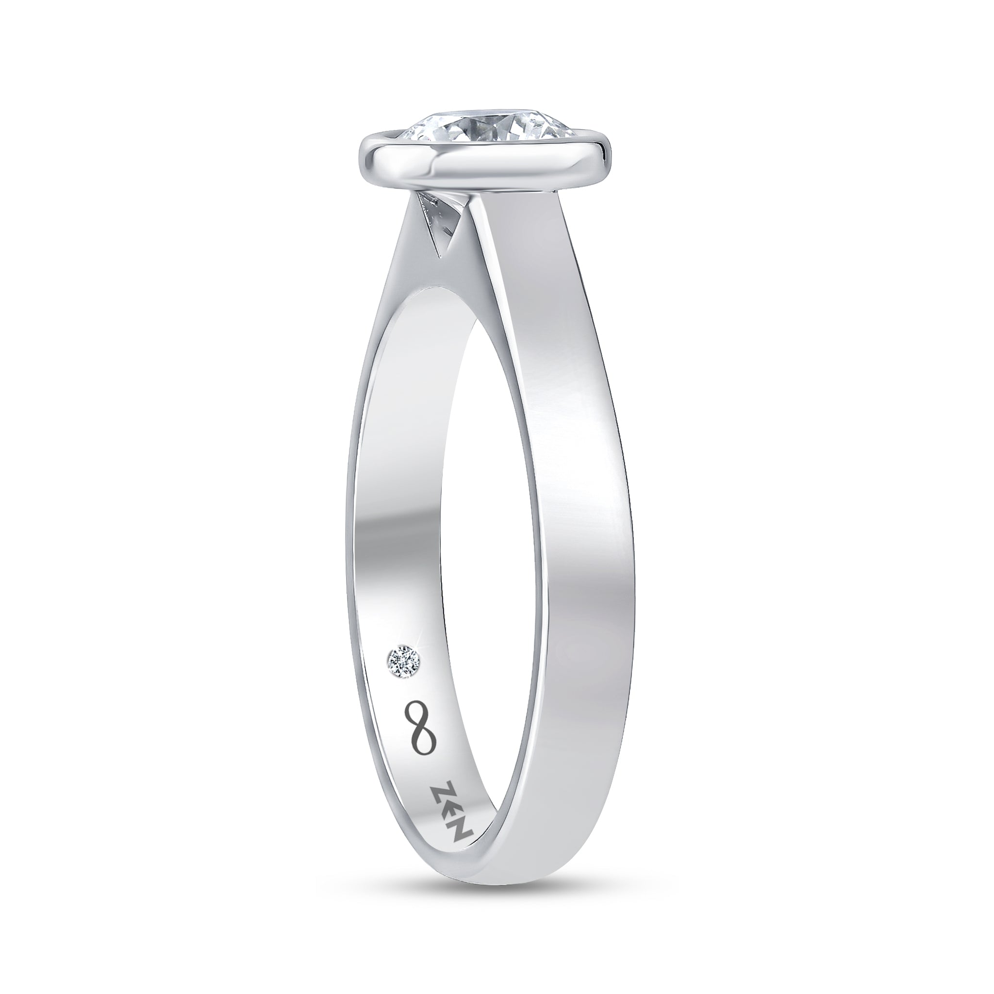 Solitaire Diamond Engagement Ring