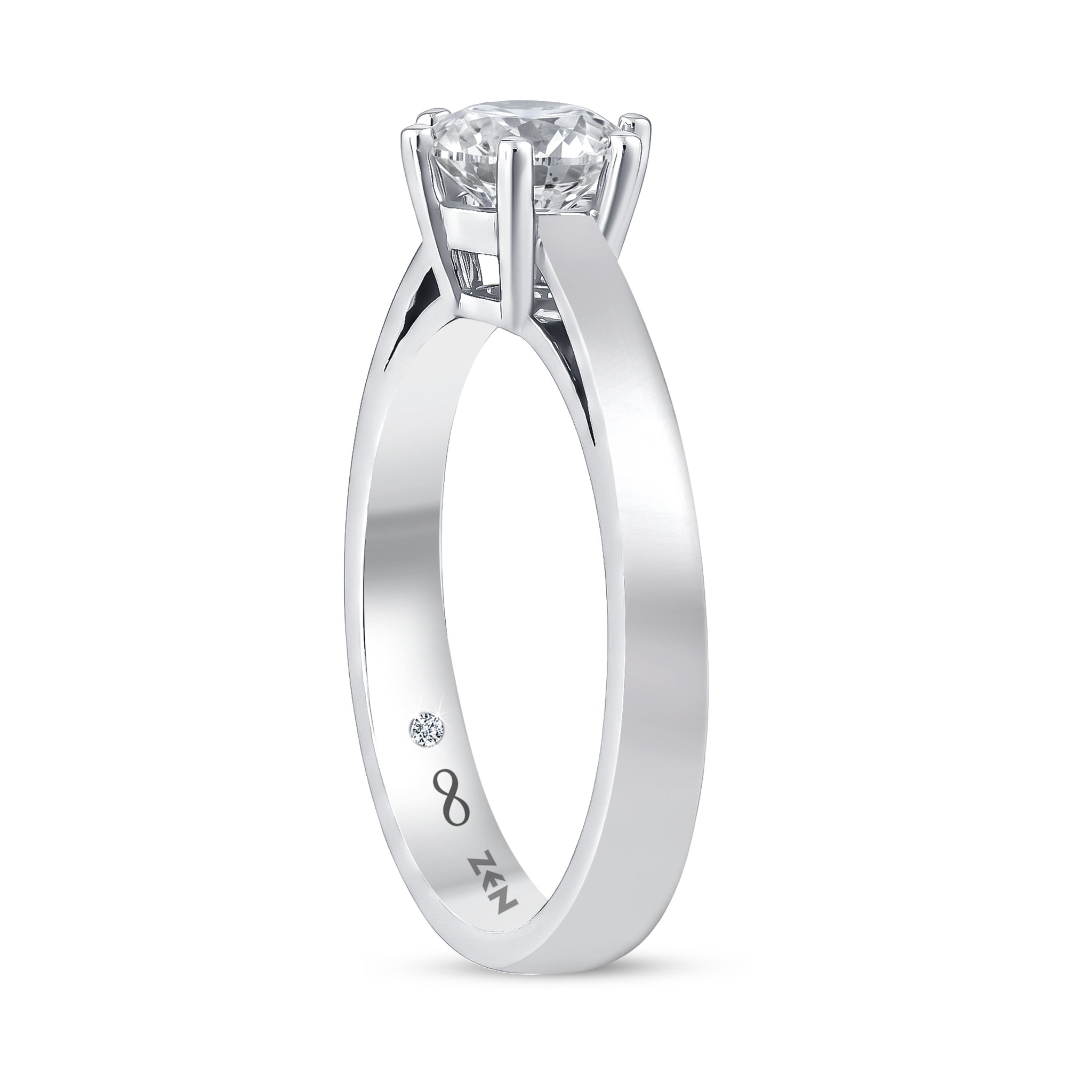 Diamond Solitaire Engagement Ring