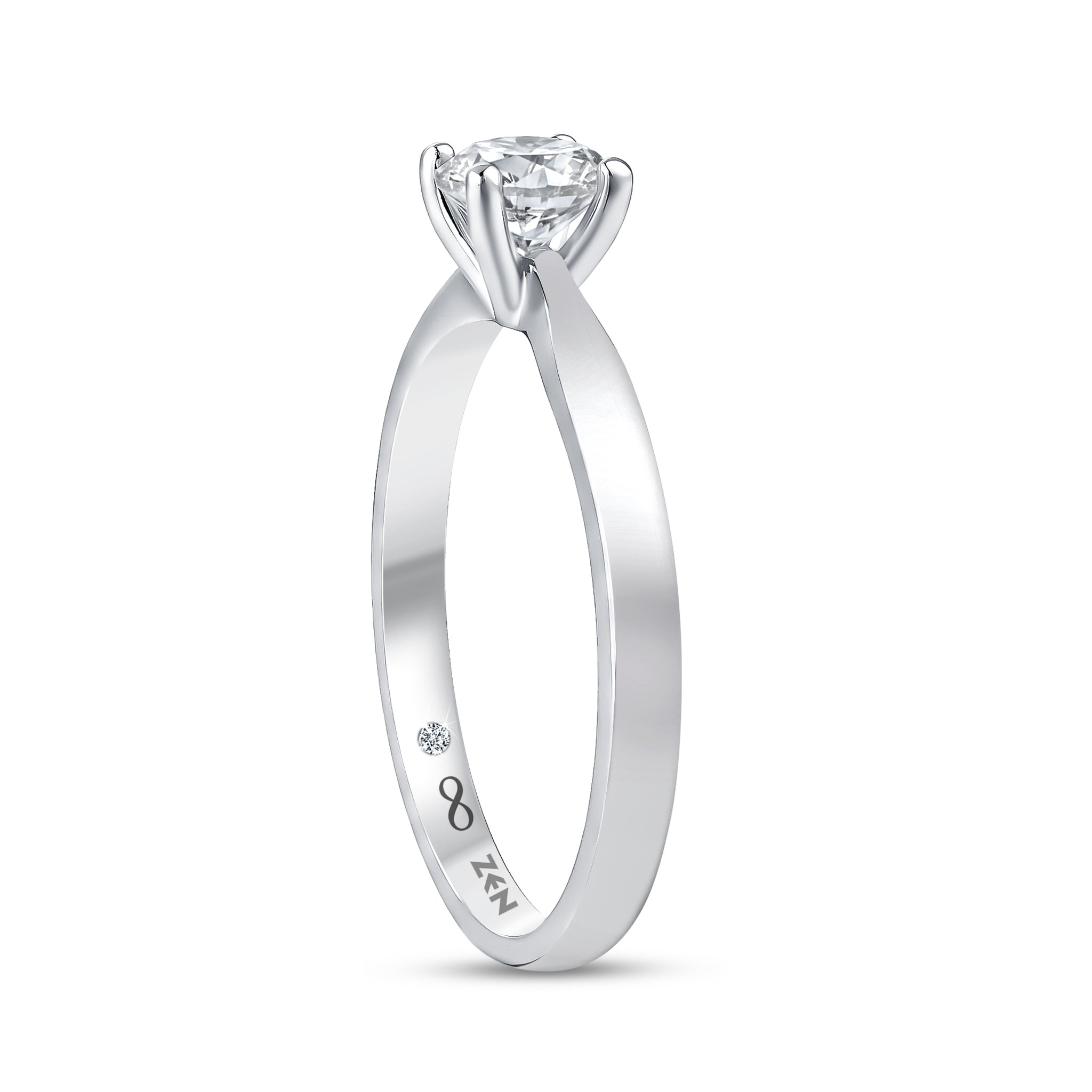 Diamond Solitaire Engagement Ring