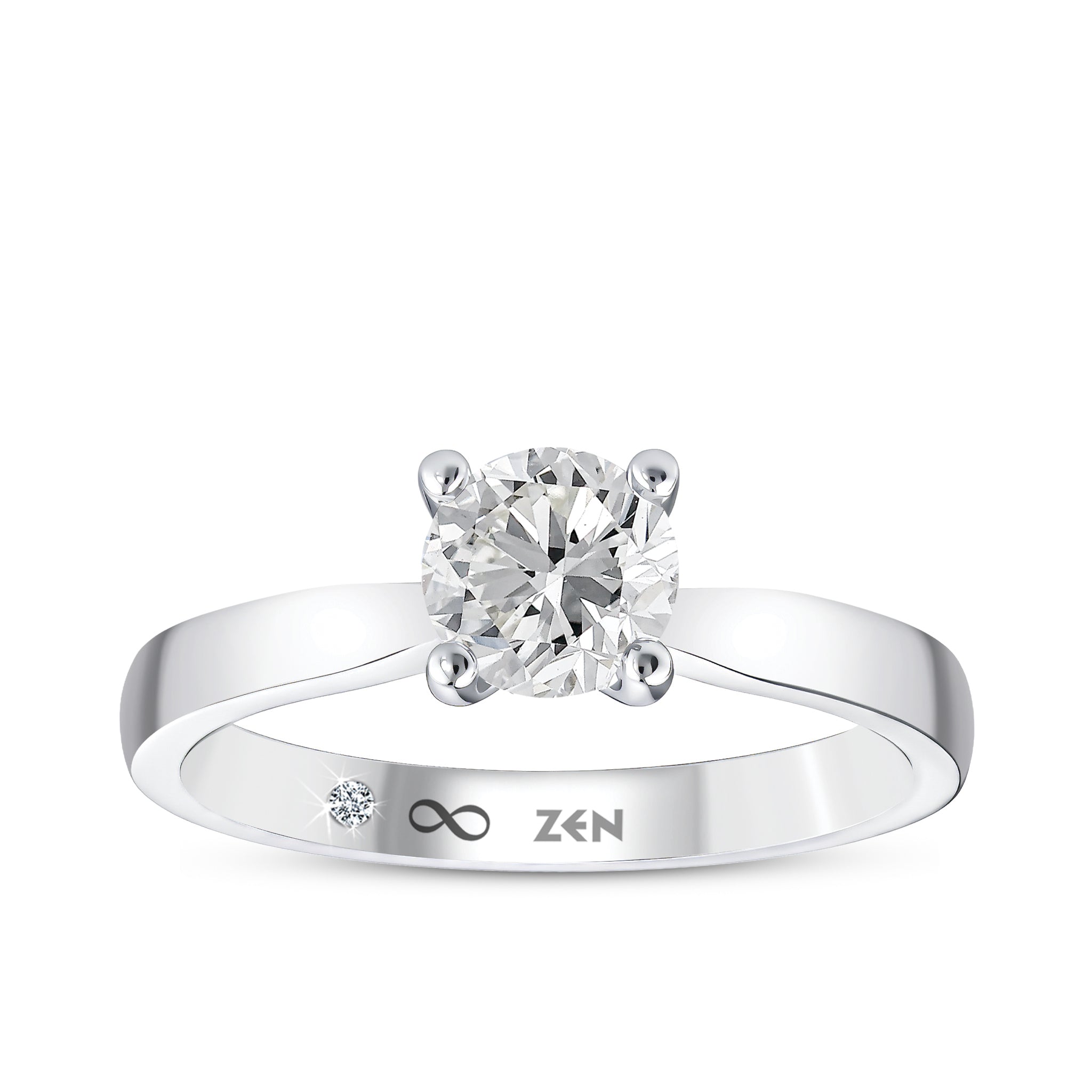 Diamond Solitaire Engagement Ring