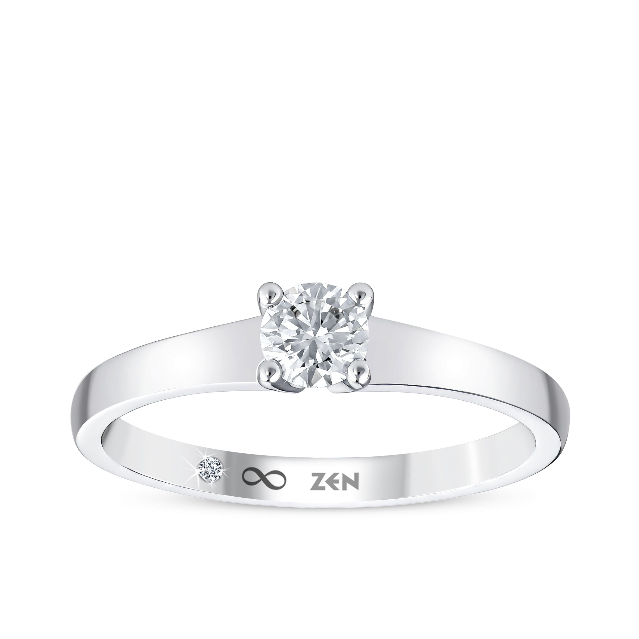 Diamond Solitaire Engagement Ring