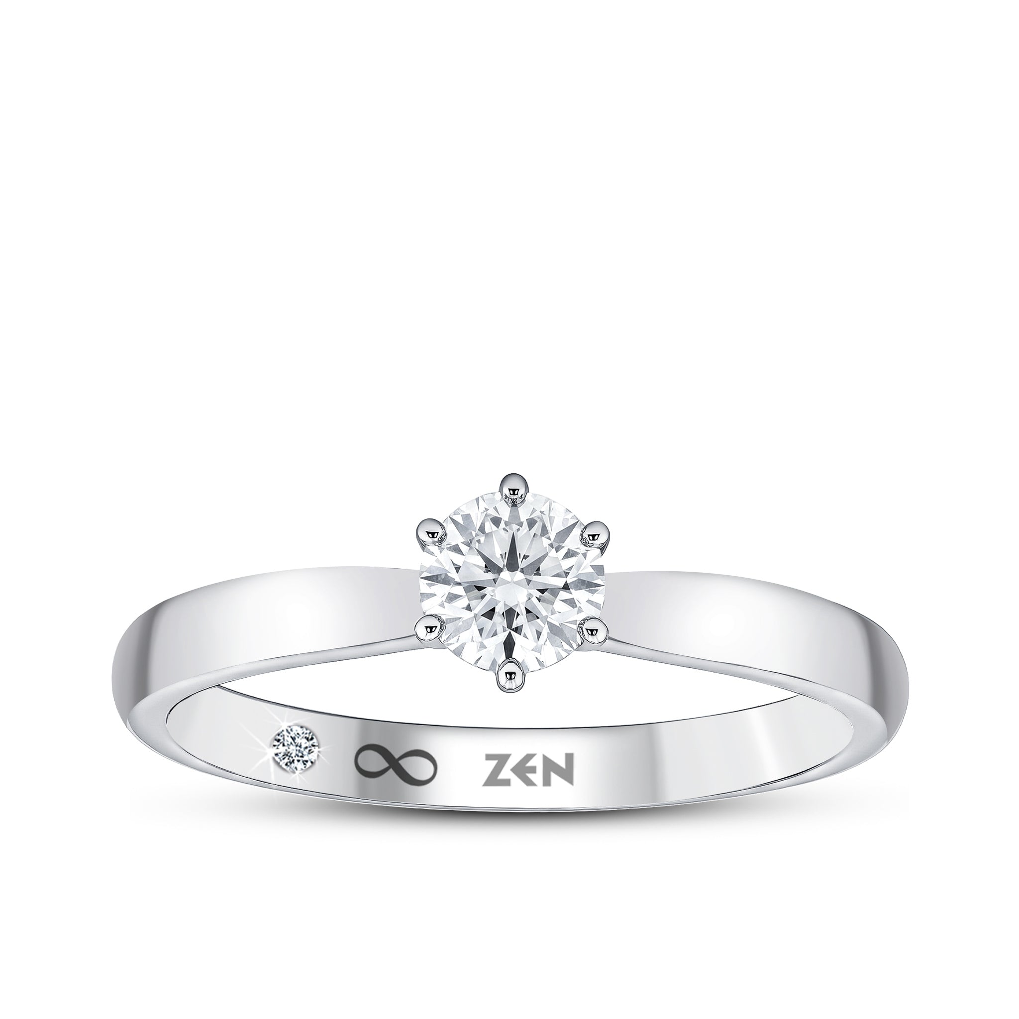 Diamond Solitaire Engagement Ring