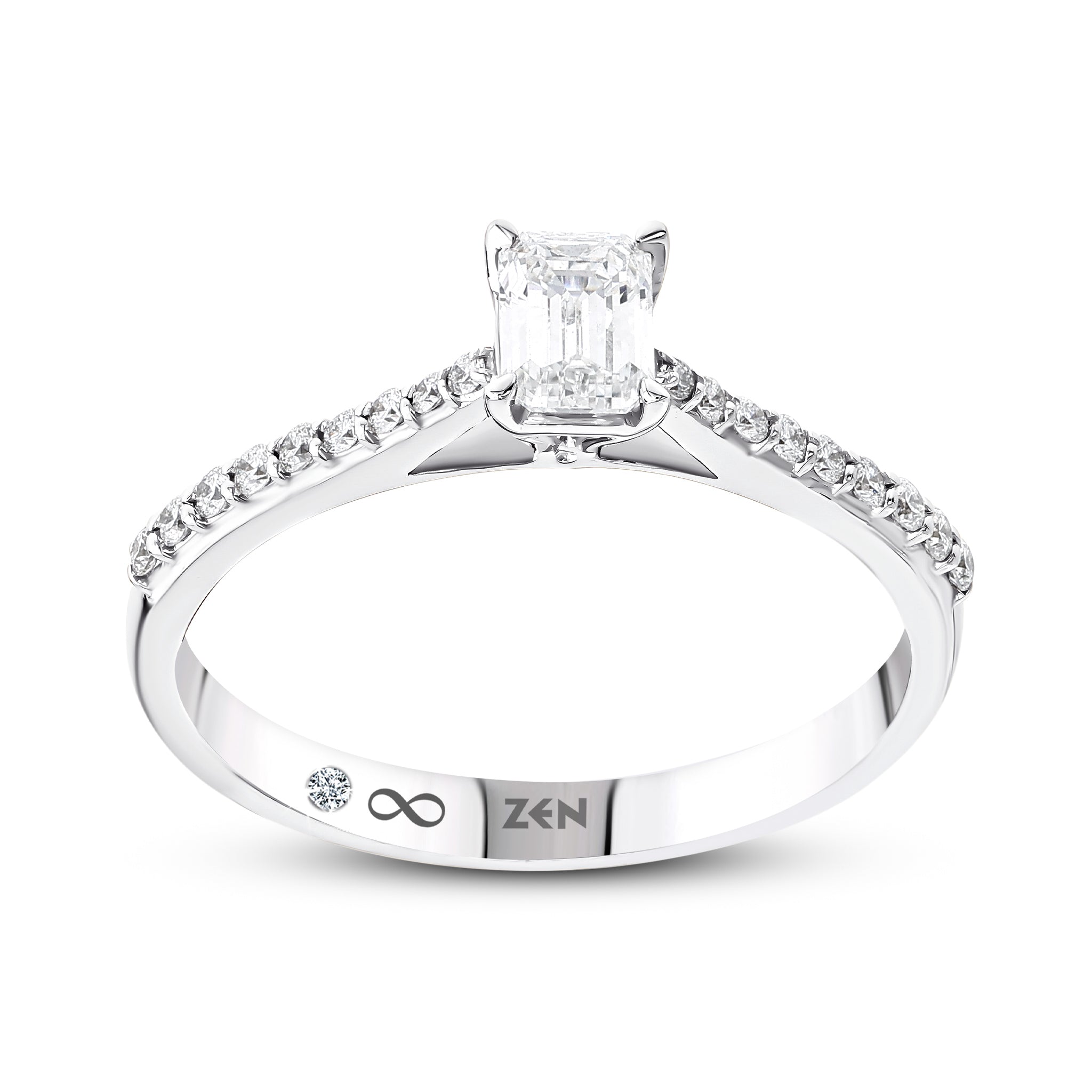 Solitaire Diamond Engagement Ring