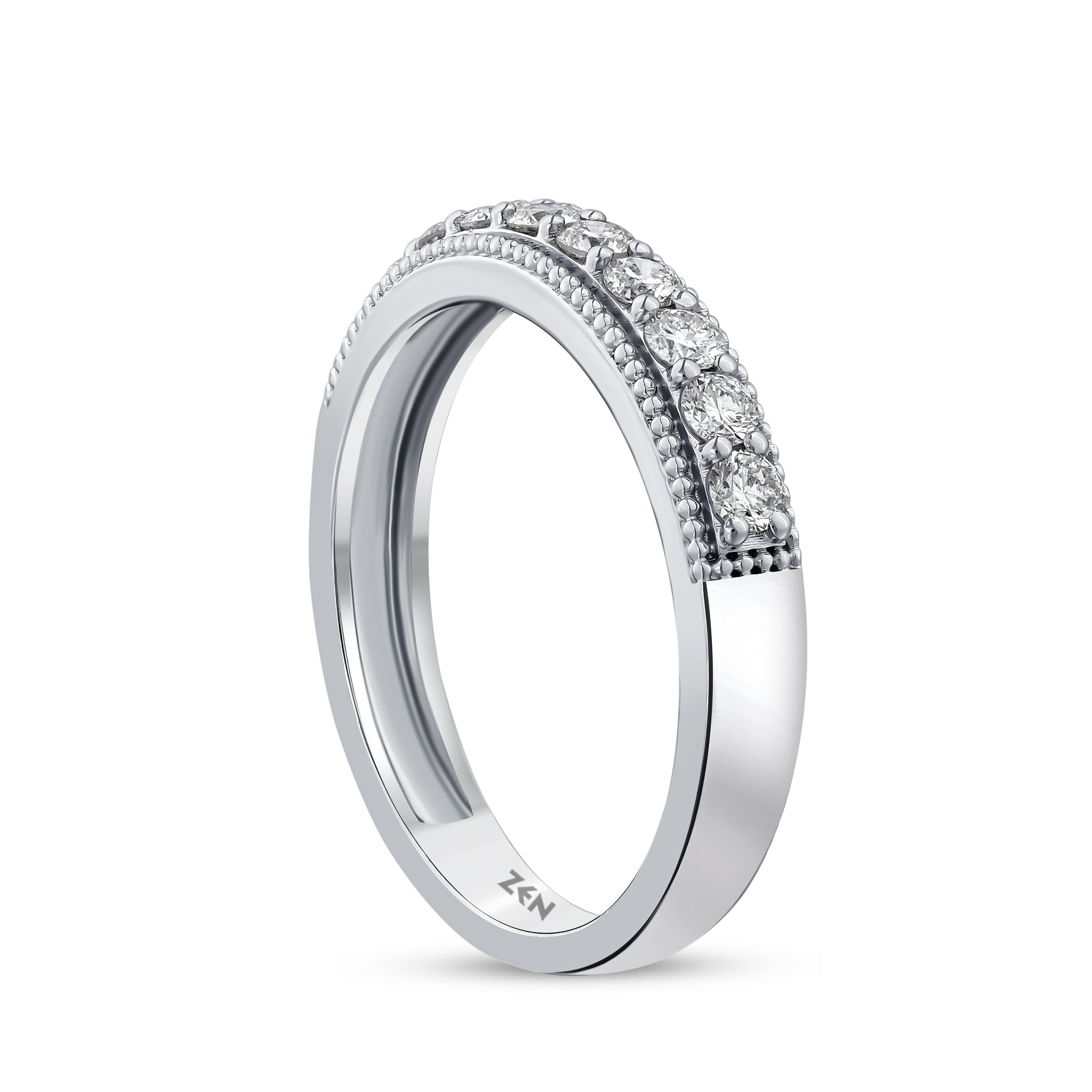 Half Eternity Diamond Ring