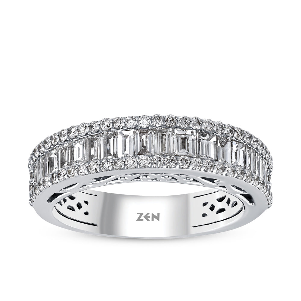 Half Eternity Diamond Ring