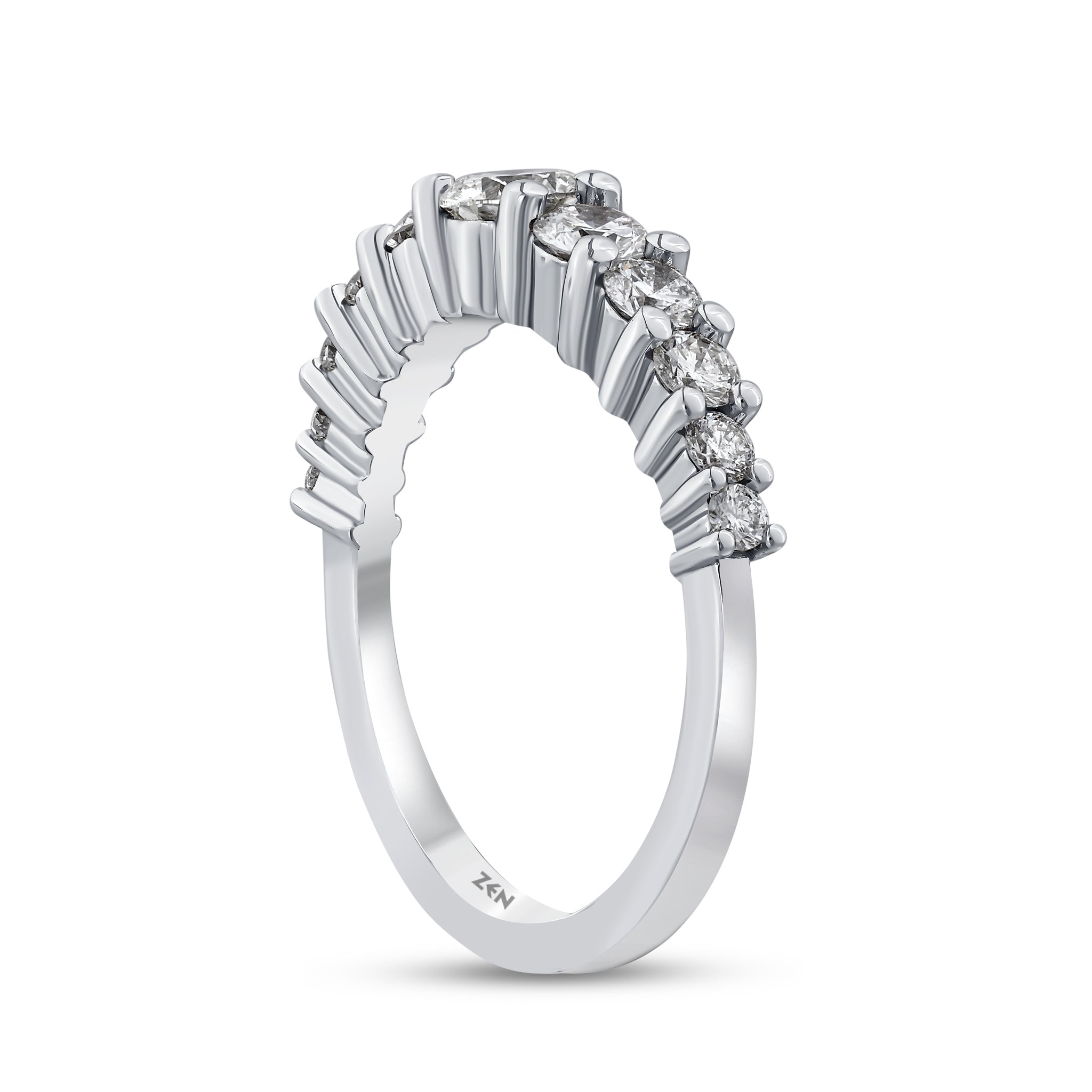 Half Eternity Diamond Ring