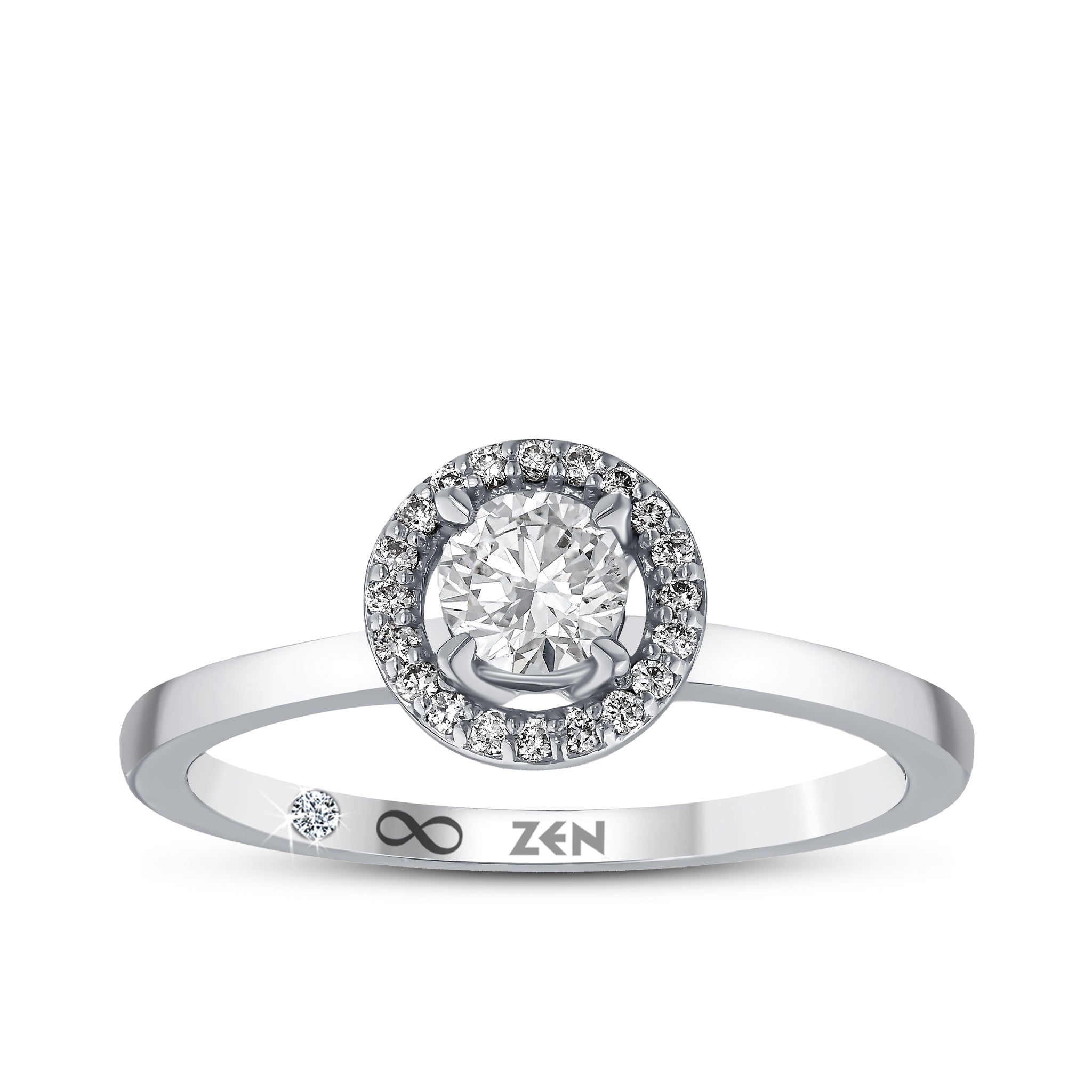 Diamond Solitaire Engagement Ring