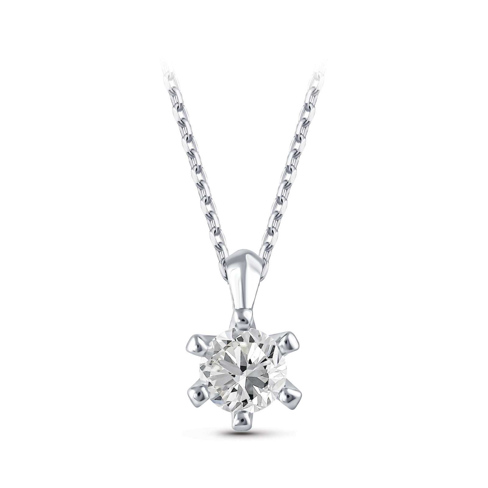 Diamond Solitaire Necklace