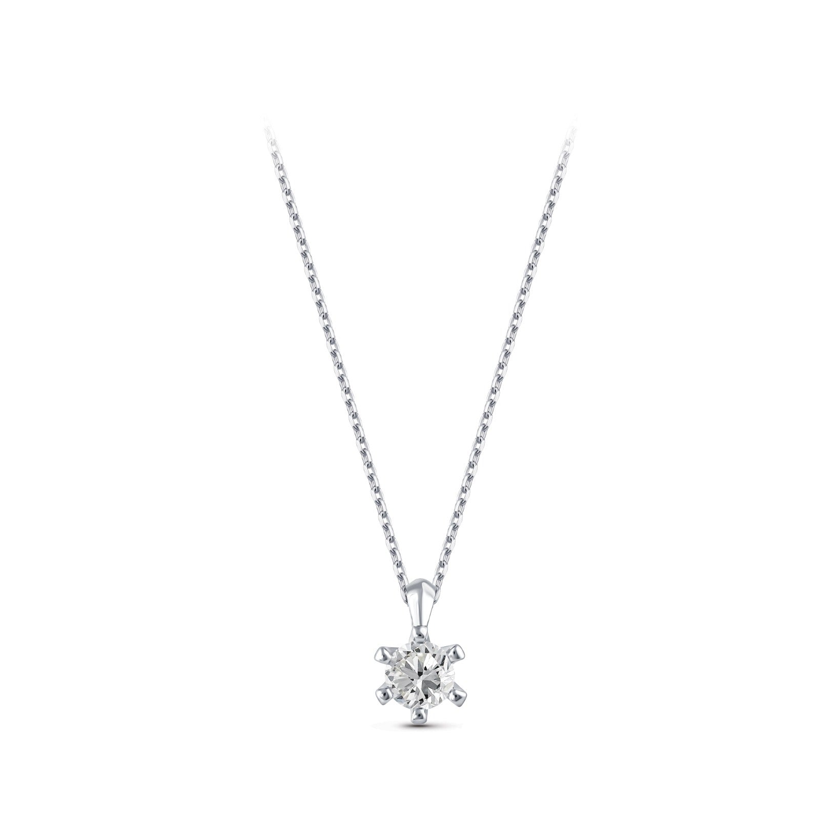 Diamond Solitaire Necklace