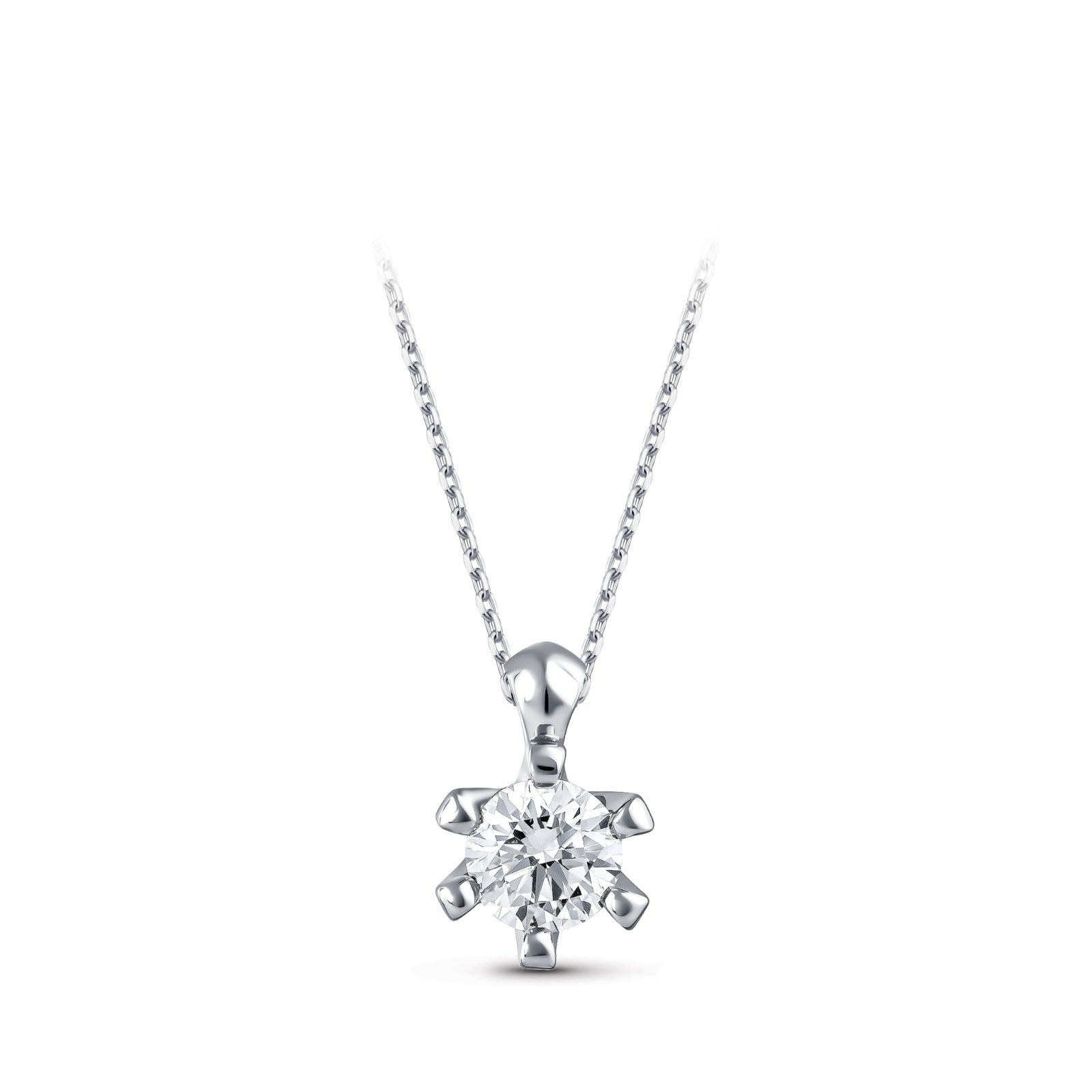 Diamond Solitaire Necklace