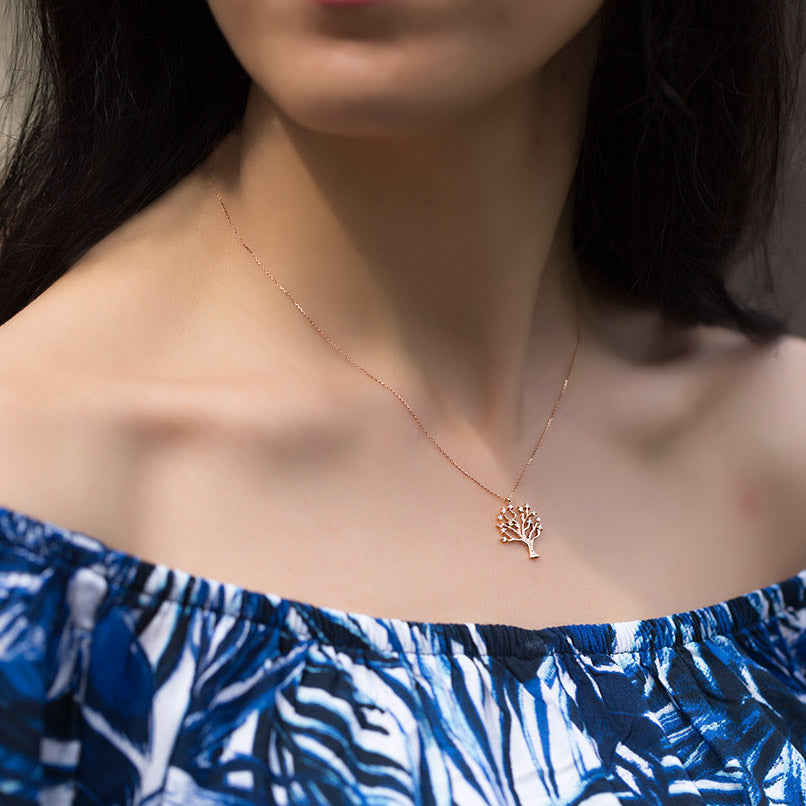 Tree of Life Pendant with Chain