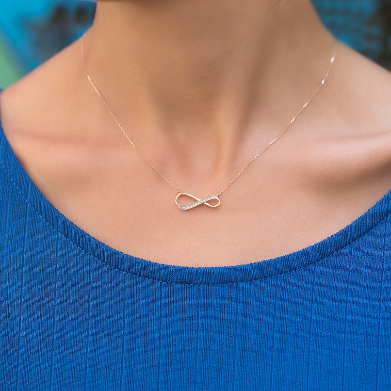 Infinity Diamond Necklace