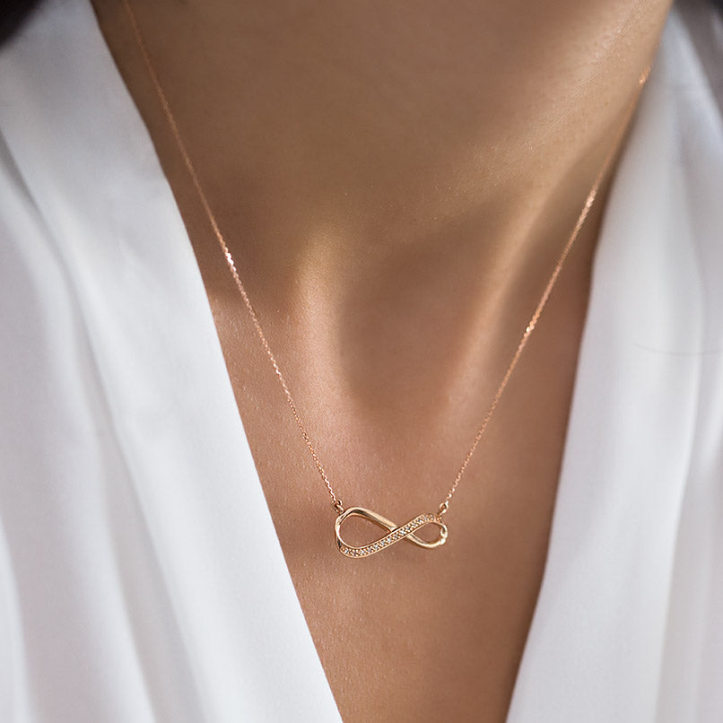 Infinity Diamond Necklace