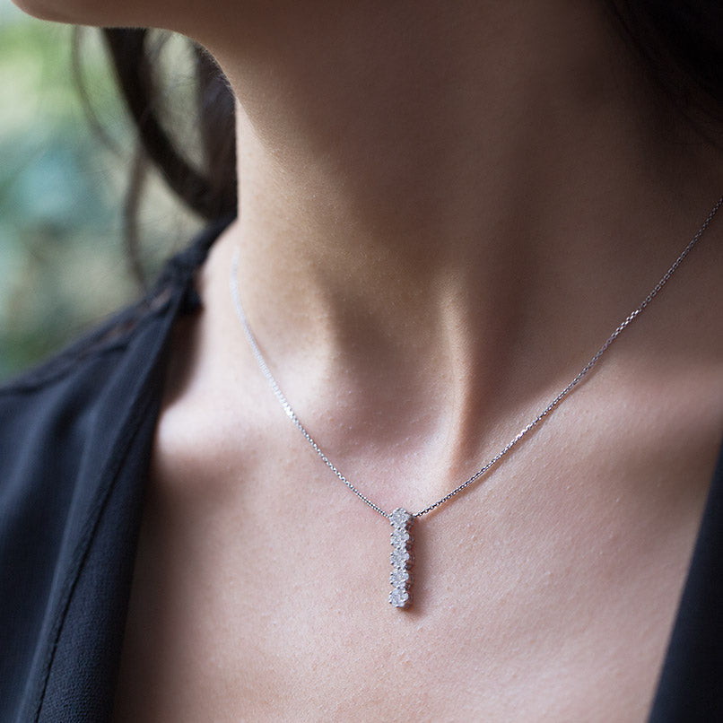 Halo Diamond Necklace