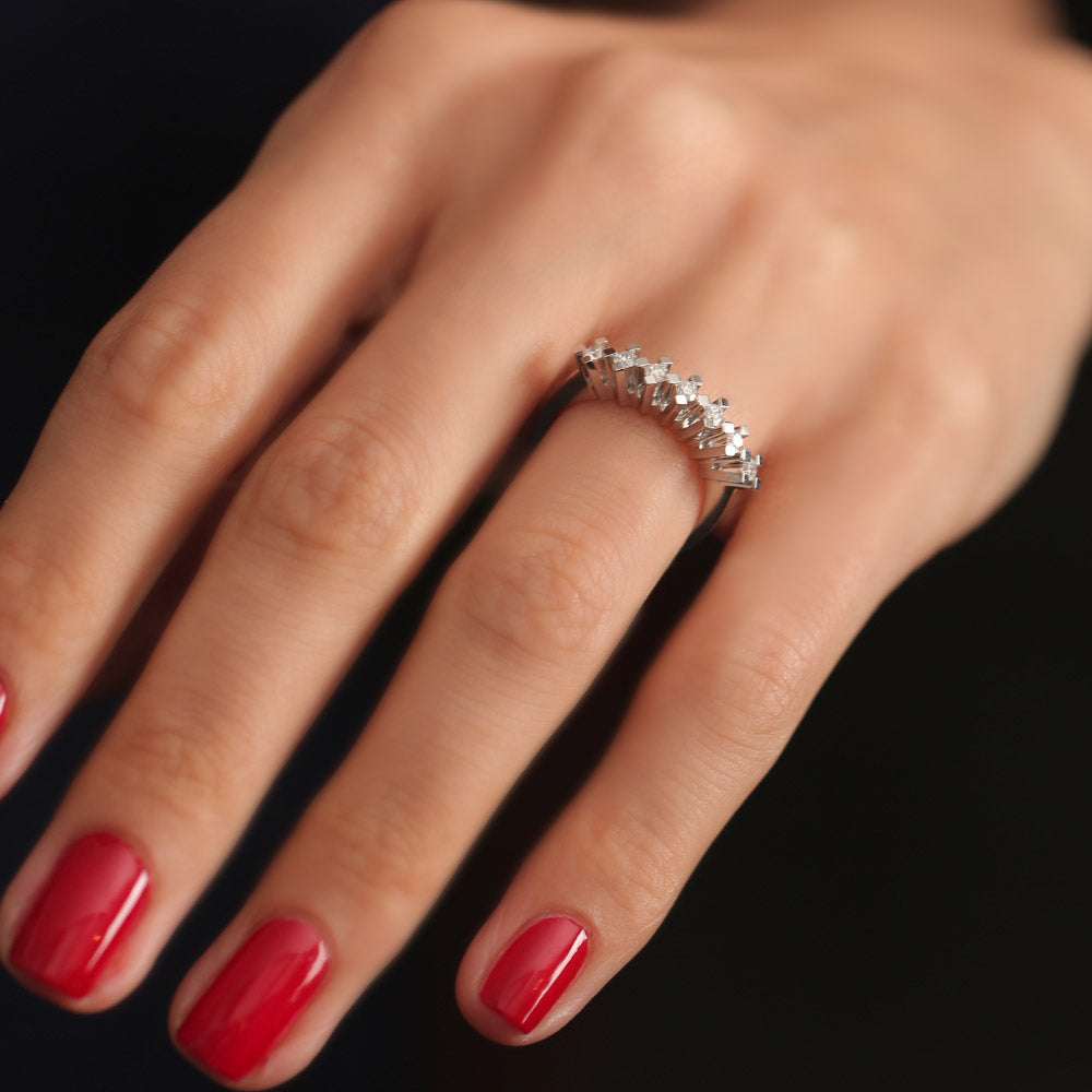 Seven Stone Diamond Necklace