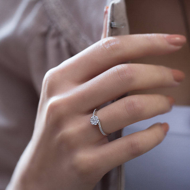 Halo Diamond Ring