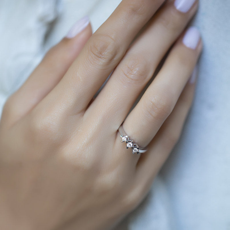 Tria Diamond Ring