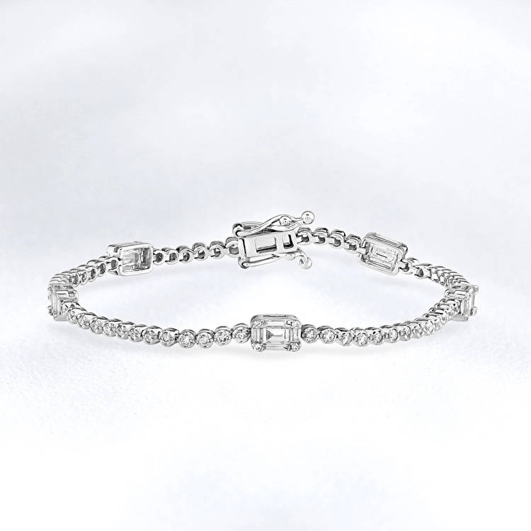 Baguette Diamond Bracelet