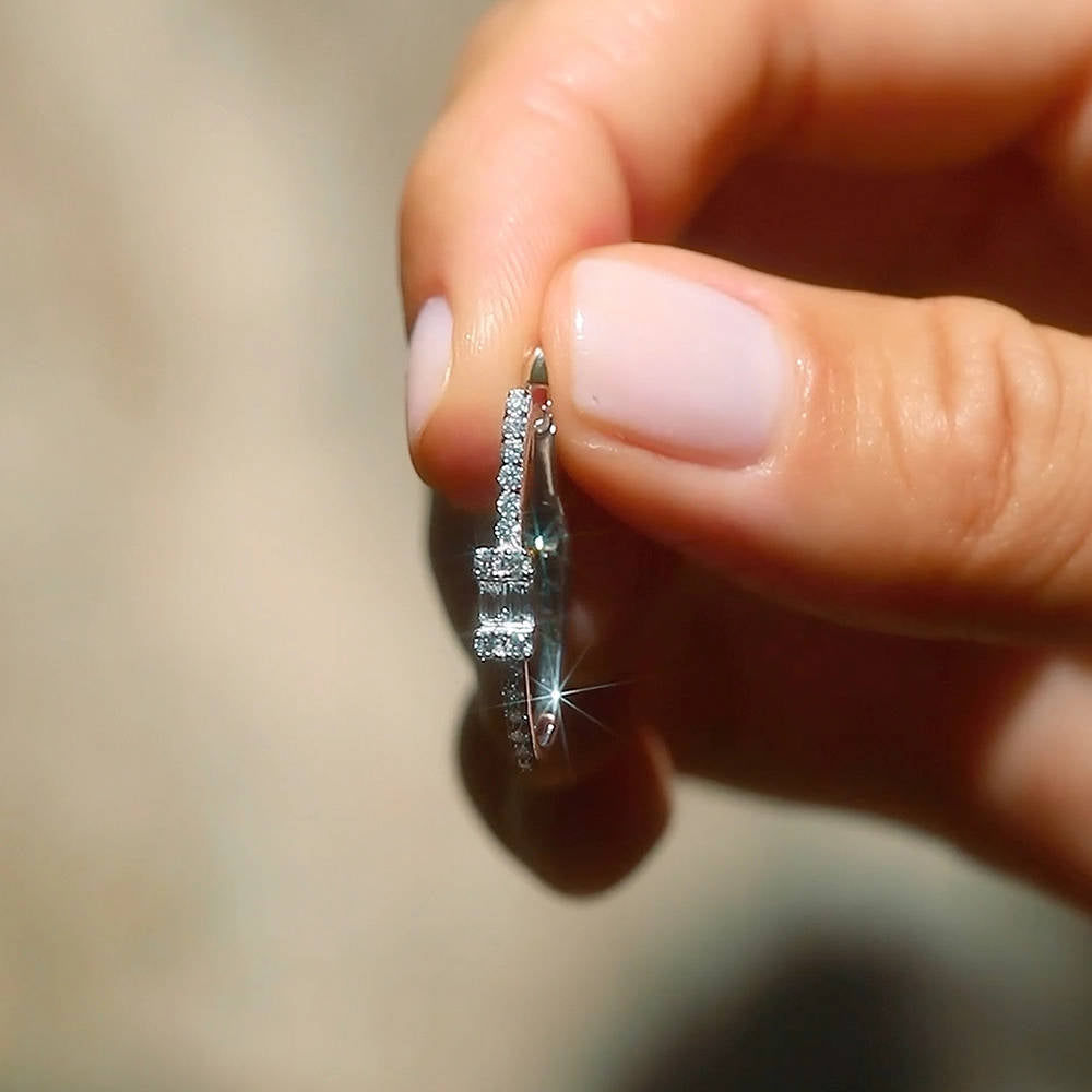 Baguette Diamond Earrings