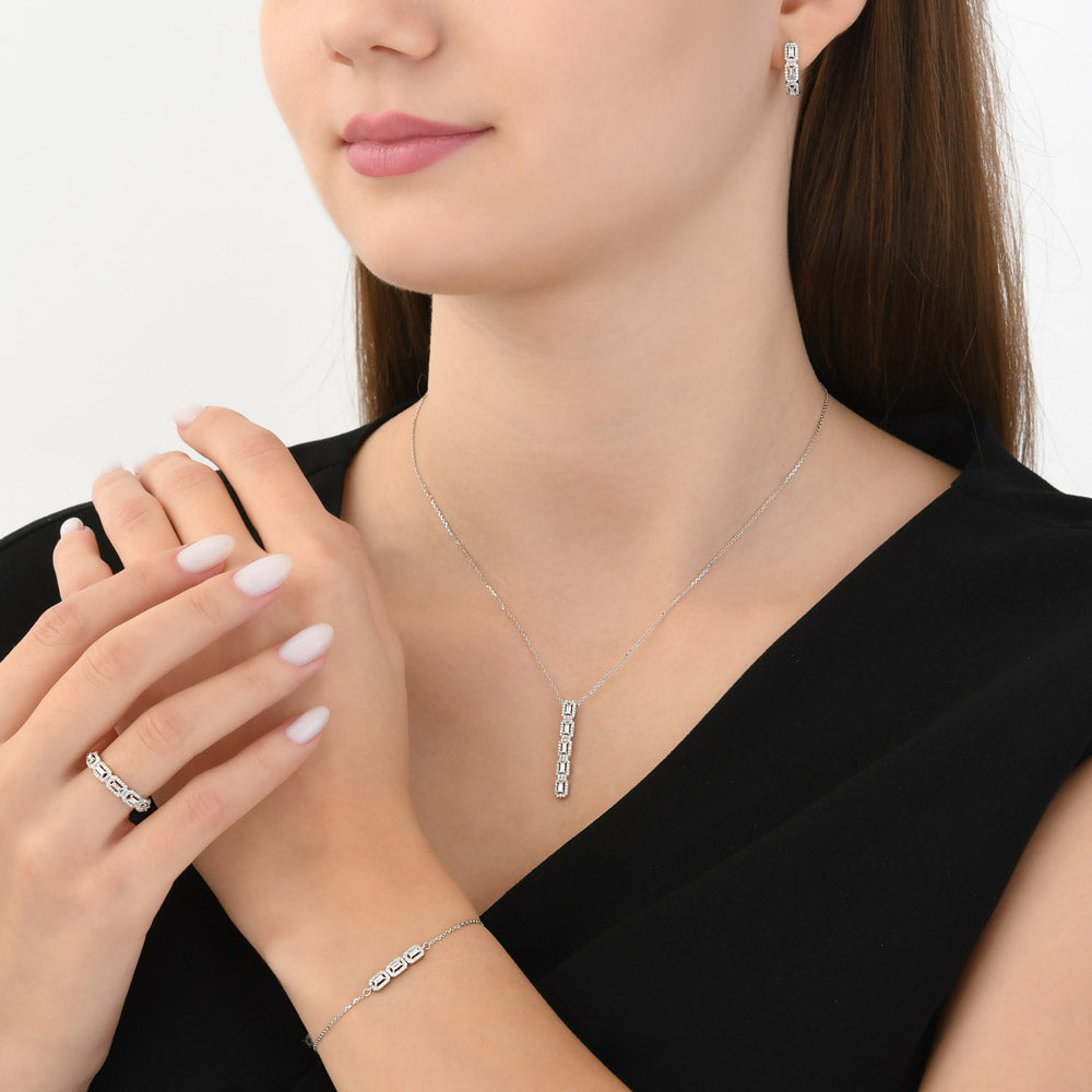 Baguette Diamond Earrings