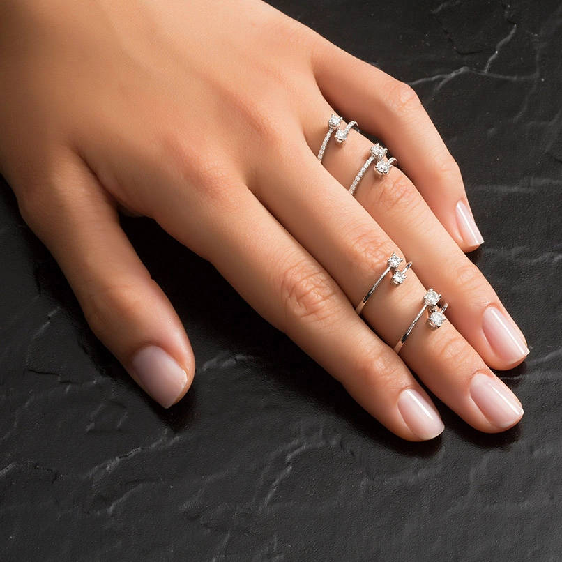 Double Diamond Ring
