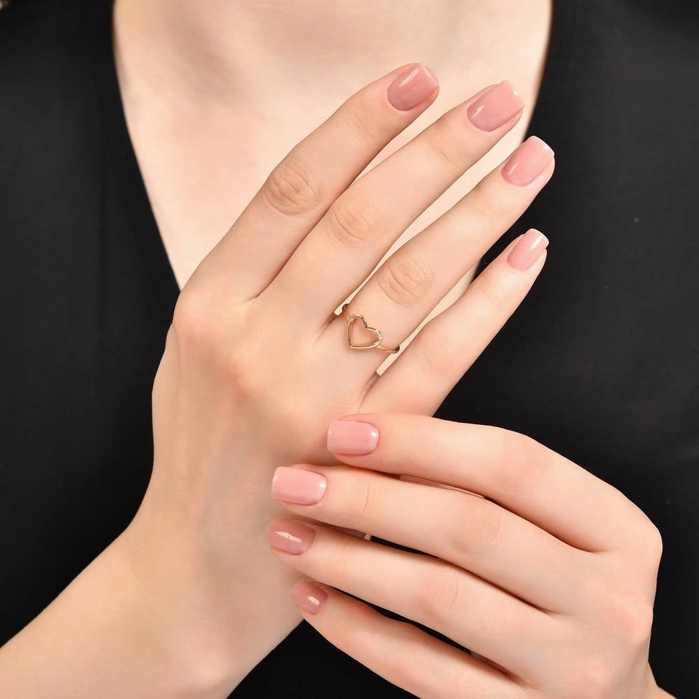 Heart Diamond Ring