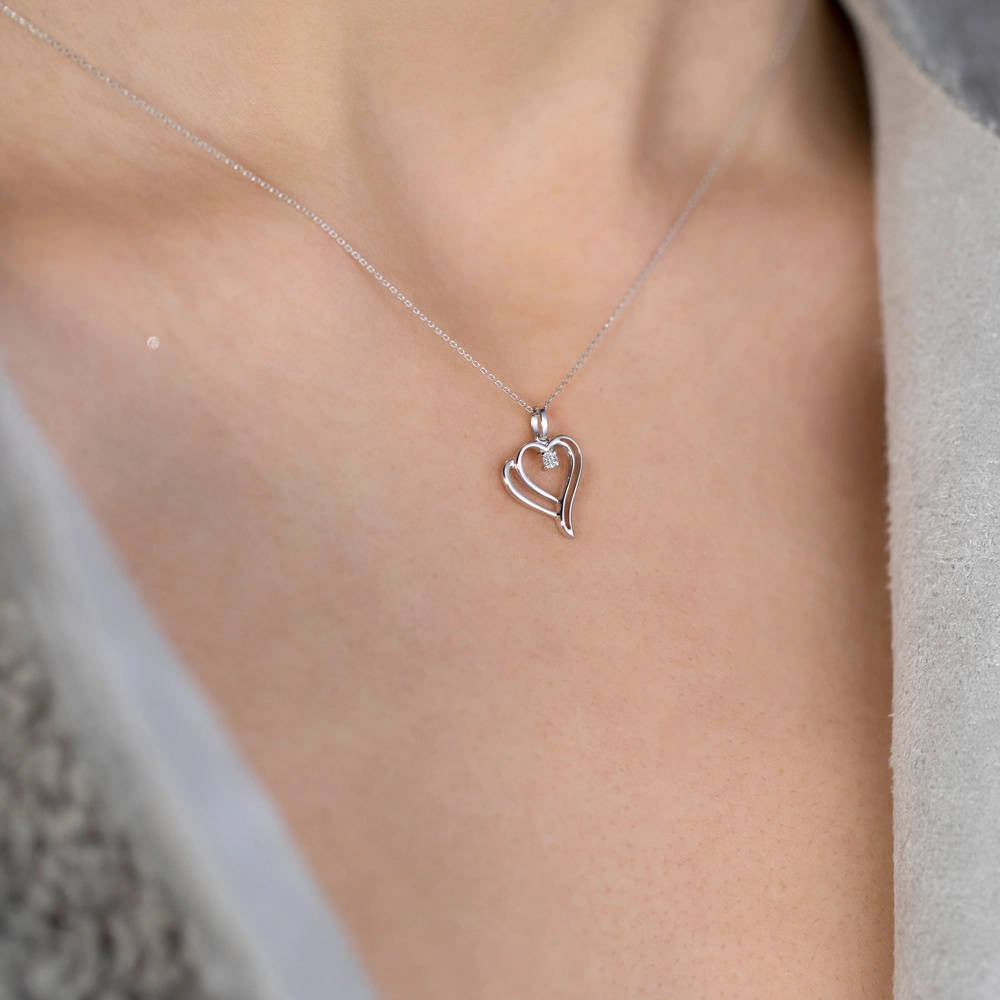 Heart Pendant with Chain