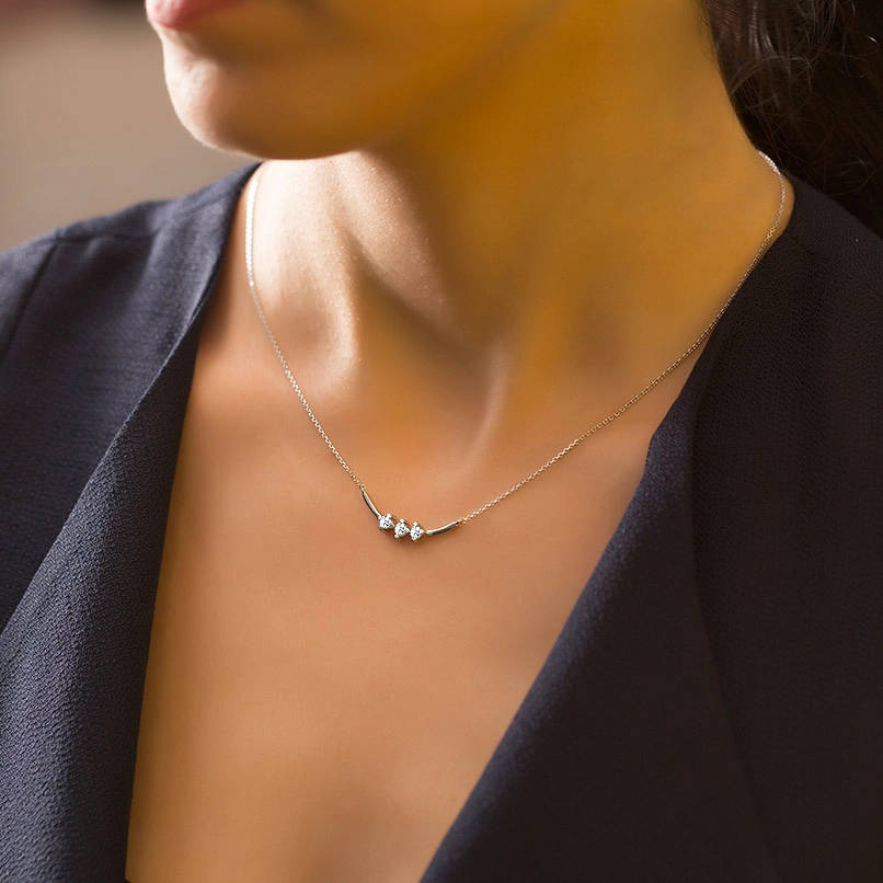 Tria Diamond Necklace