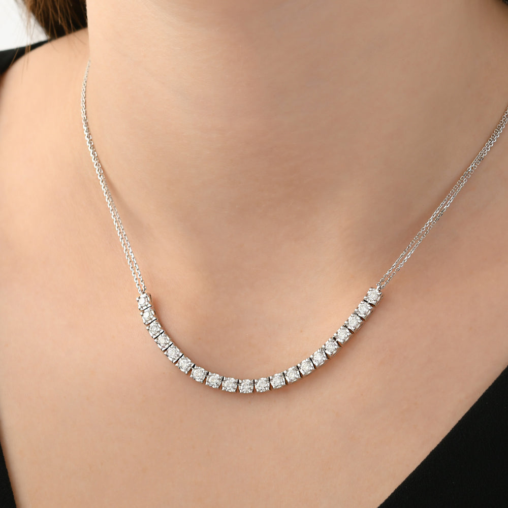 Diamond Tennis Necklace